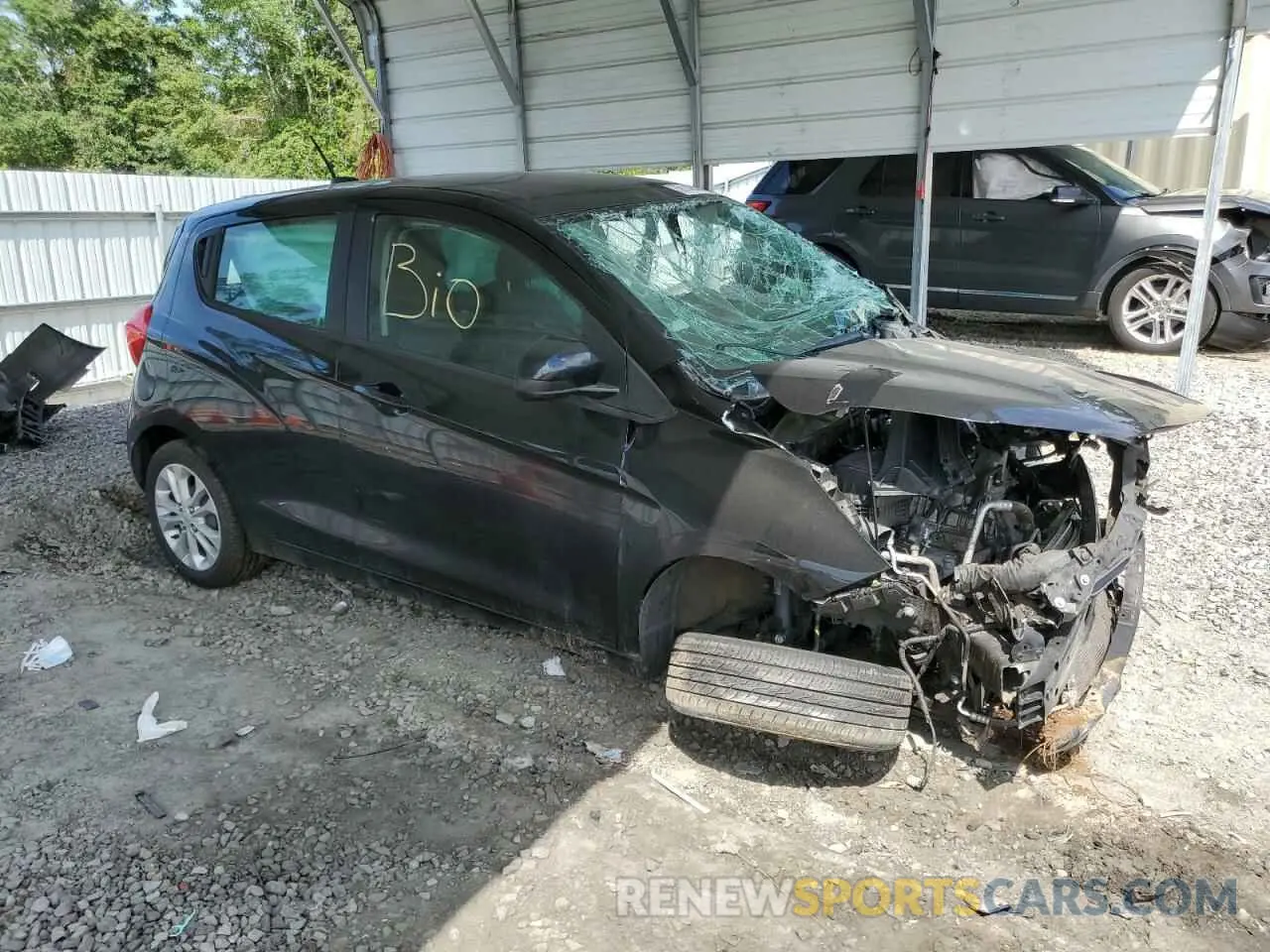 4 Photograph of a damaged car KL8CD6SA0MC714847 CHEVROLET SPARK 2021