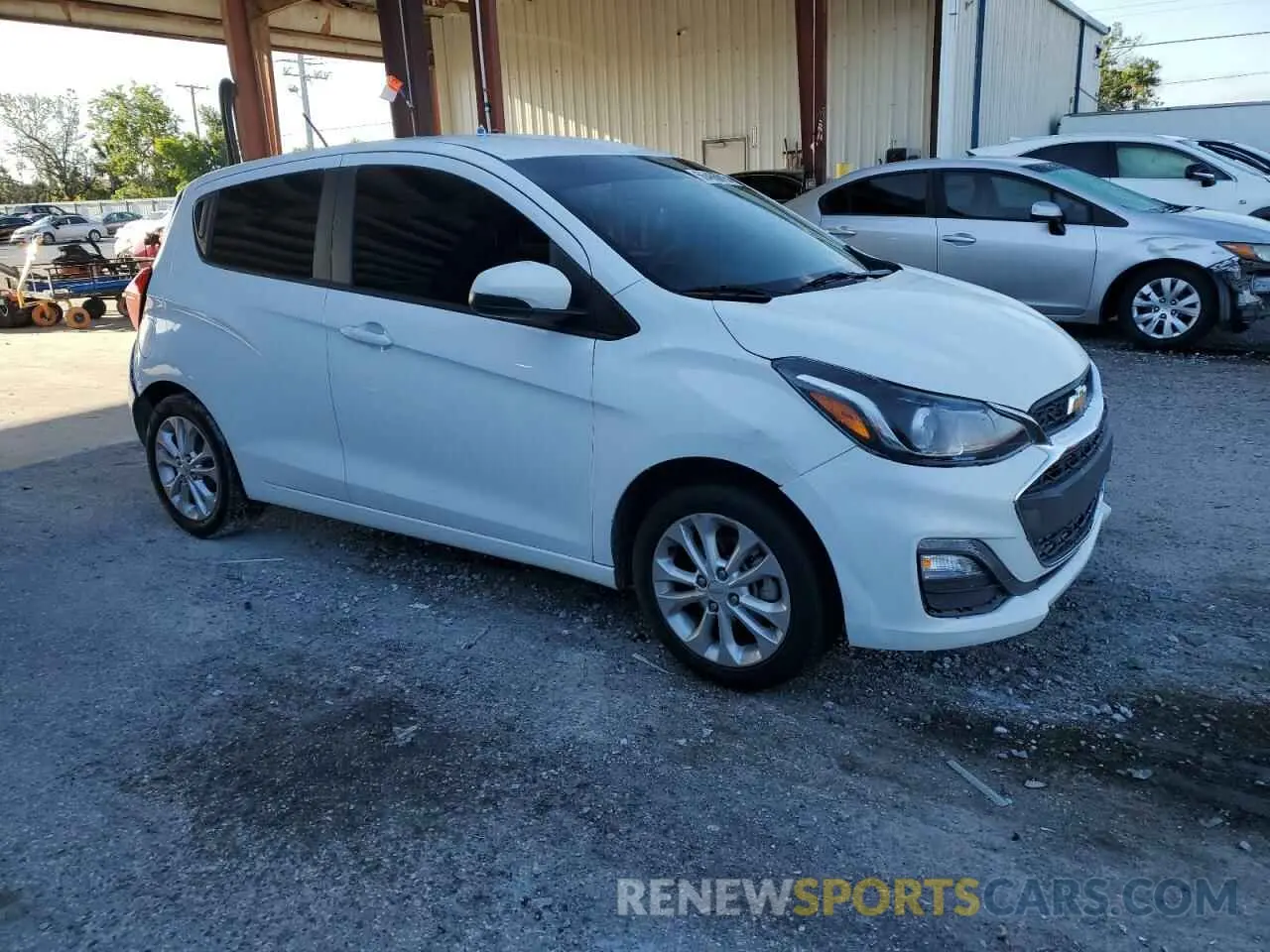 4 Photograph of a damaged car KL8CD6SA0MC728795 CHEVROLET SPARK 2021