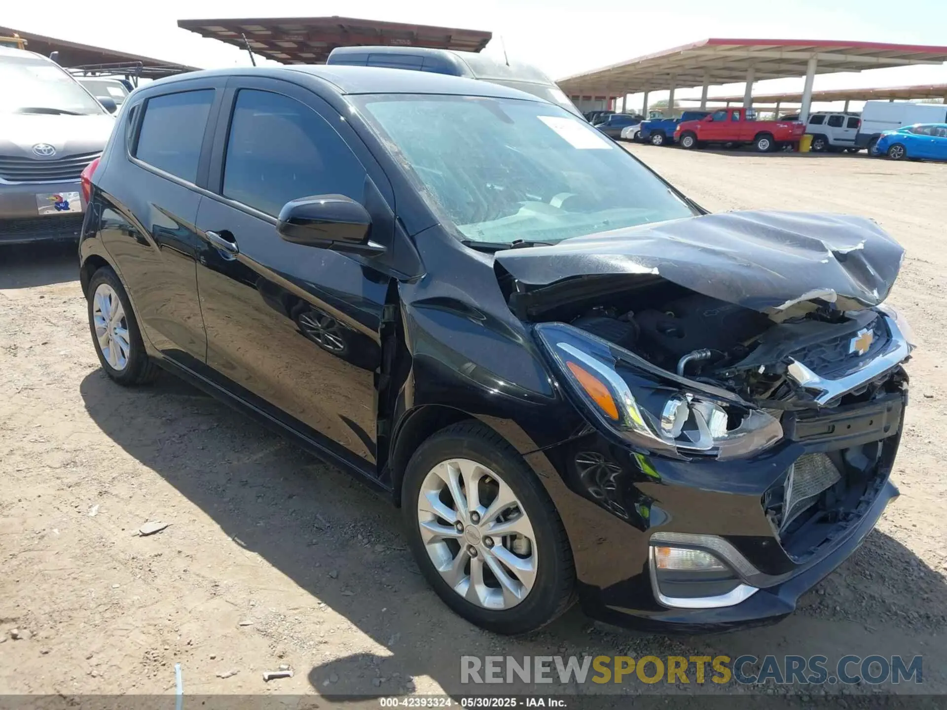 1 Photograph of a damaged car KL8CD6SA0MC740820 CHEVROLET SPARK 2021