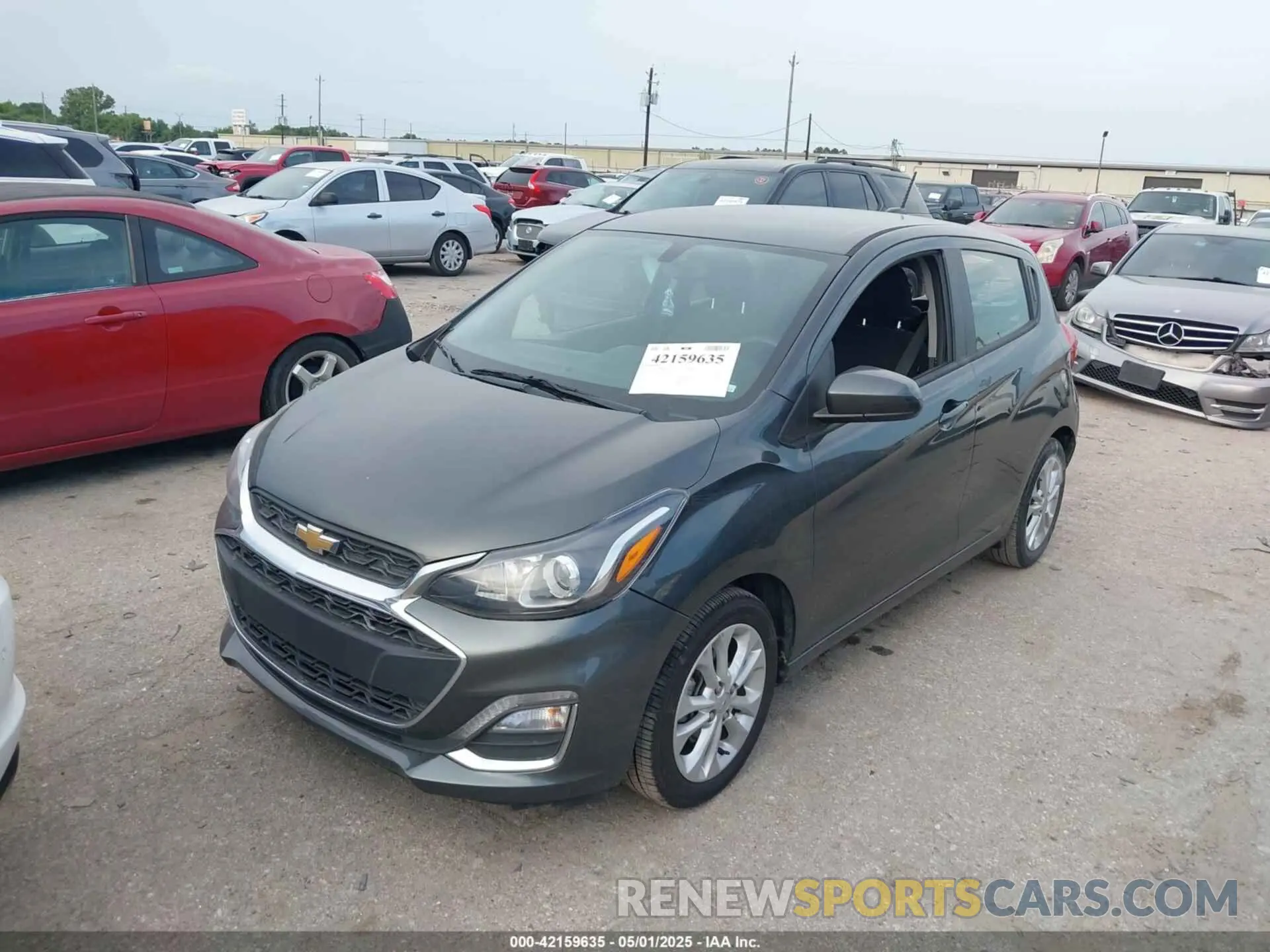 2 Photograph of a damaged car KL8CD6SA1MC216575 CHEVROLET SPARK 2021