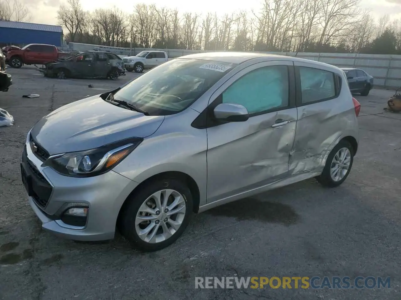 1 Photograph of a damaged car KL8CD6SA1MC722648 CHEVROLET SPARK 2021