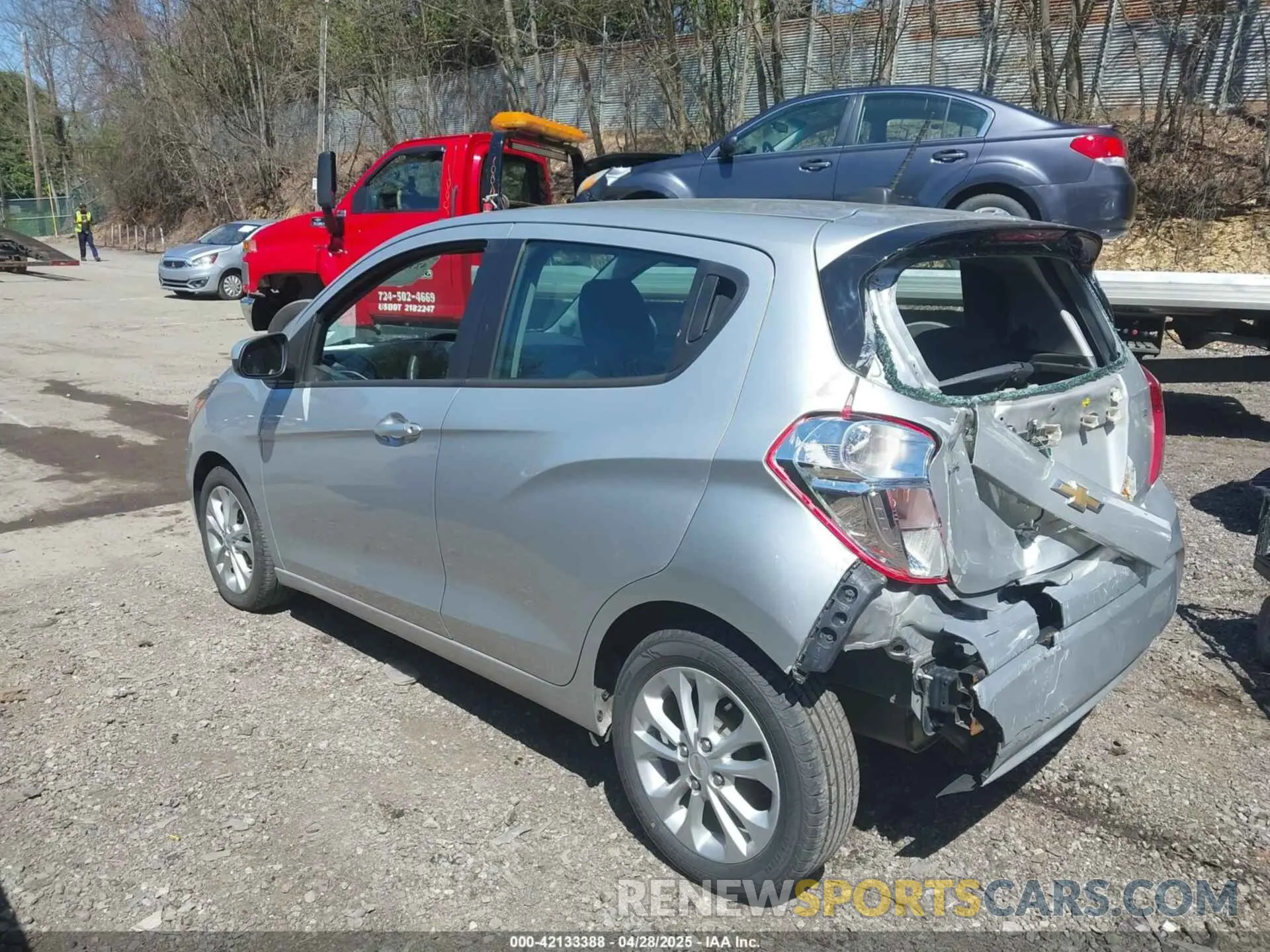 3 Photograph of a damaged car KL8CD6SA1MC726277 CHEVROLET SPARK 2021