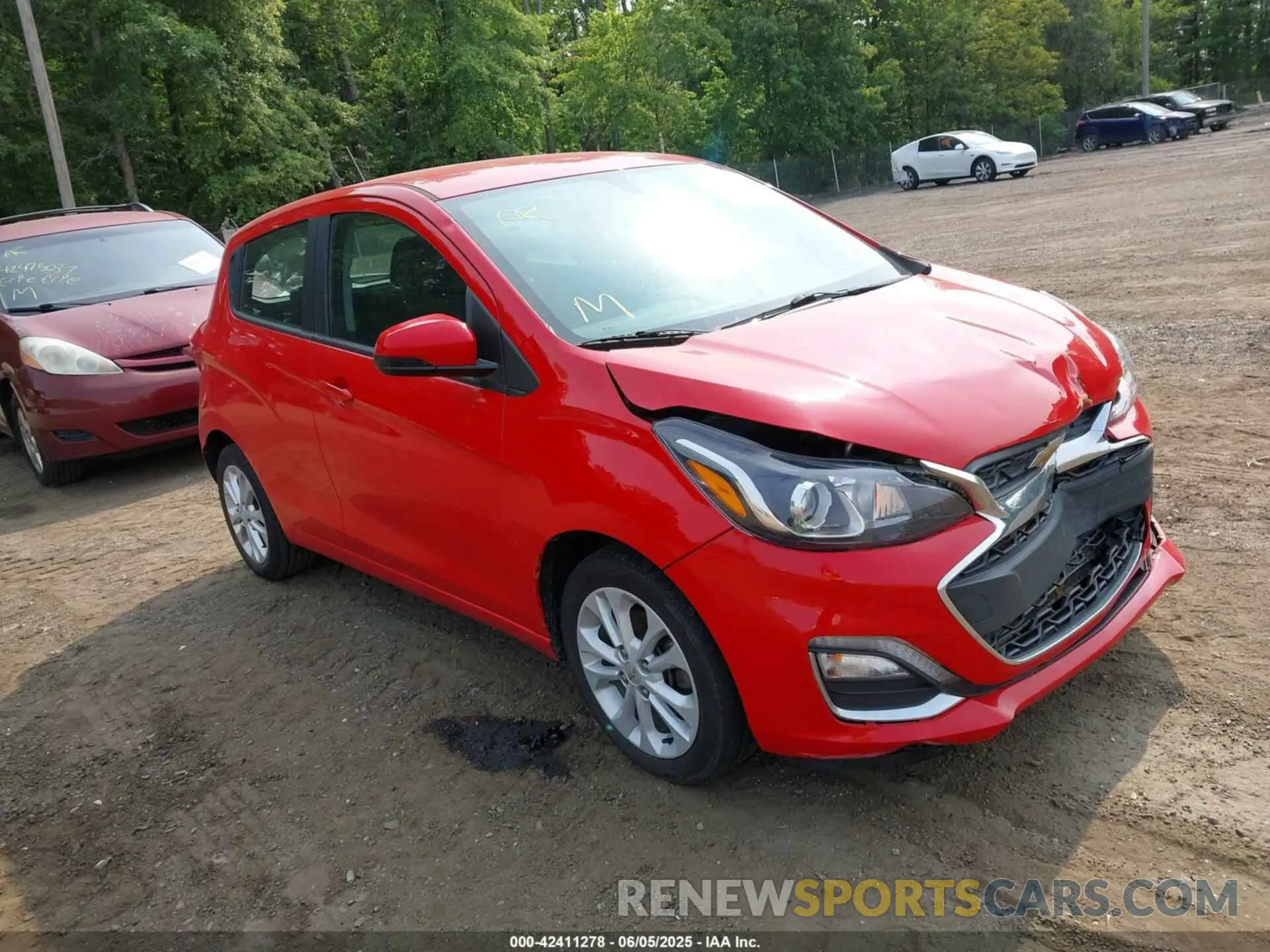 1 Photograph of a damaged car KL8CD6SA1MC746433 CHEVROLET SPARK 2021