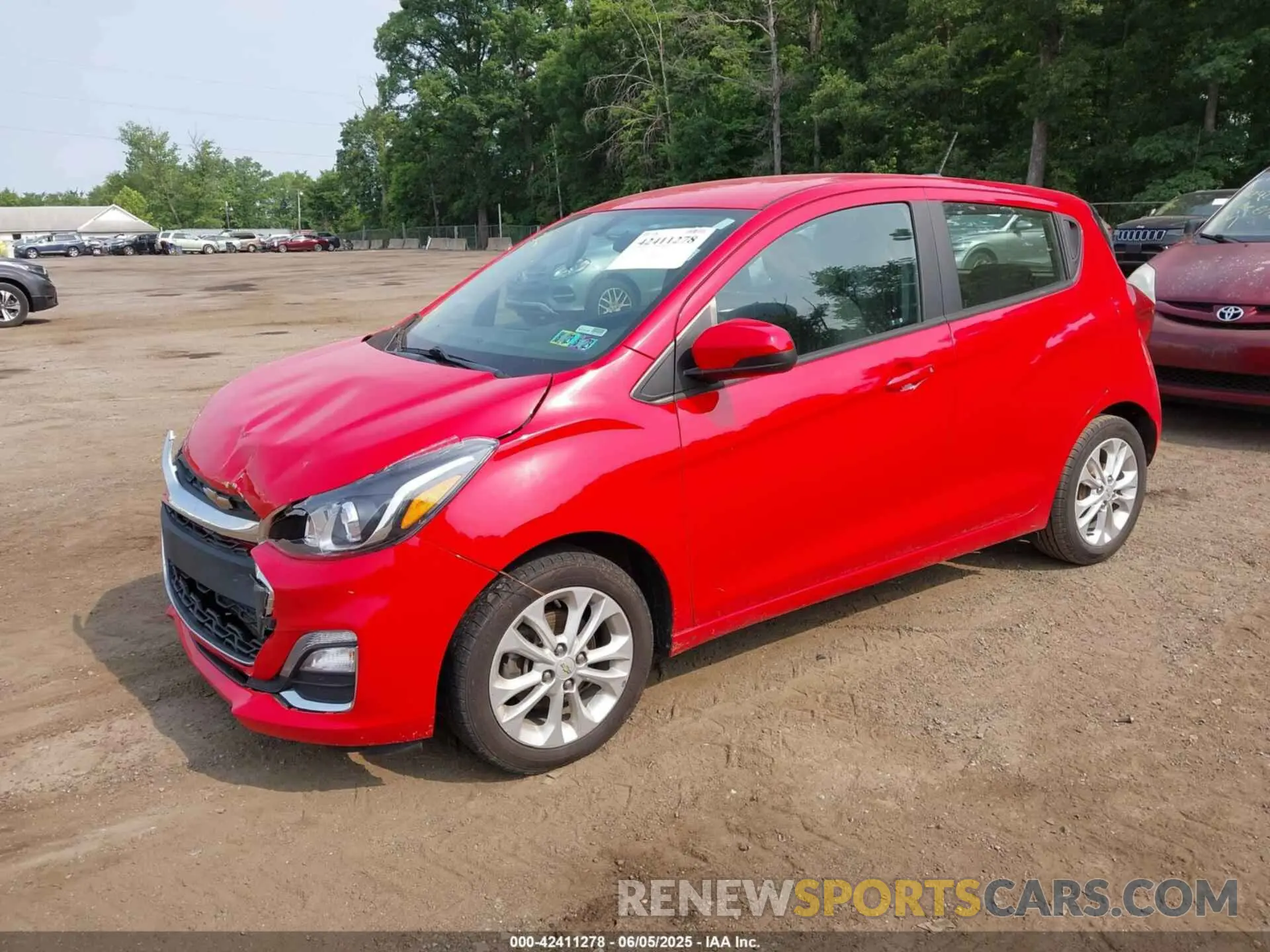 2 Photograph of a damaged car KL8CD6SA1MC746433 CHEVROLET SPARK 2021