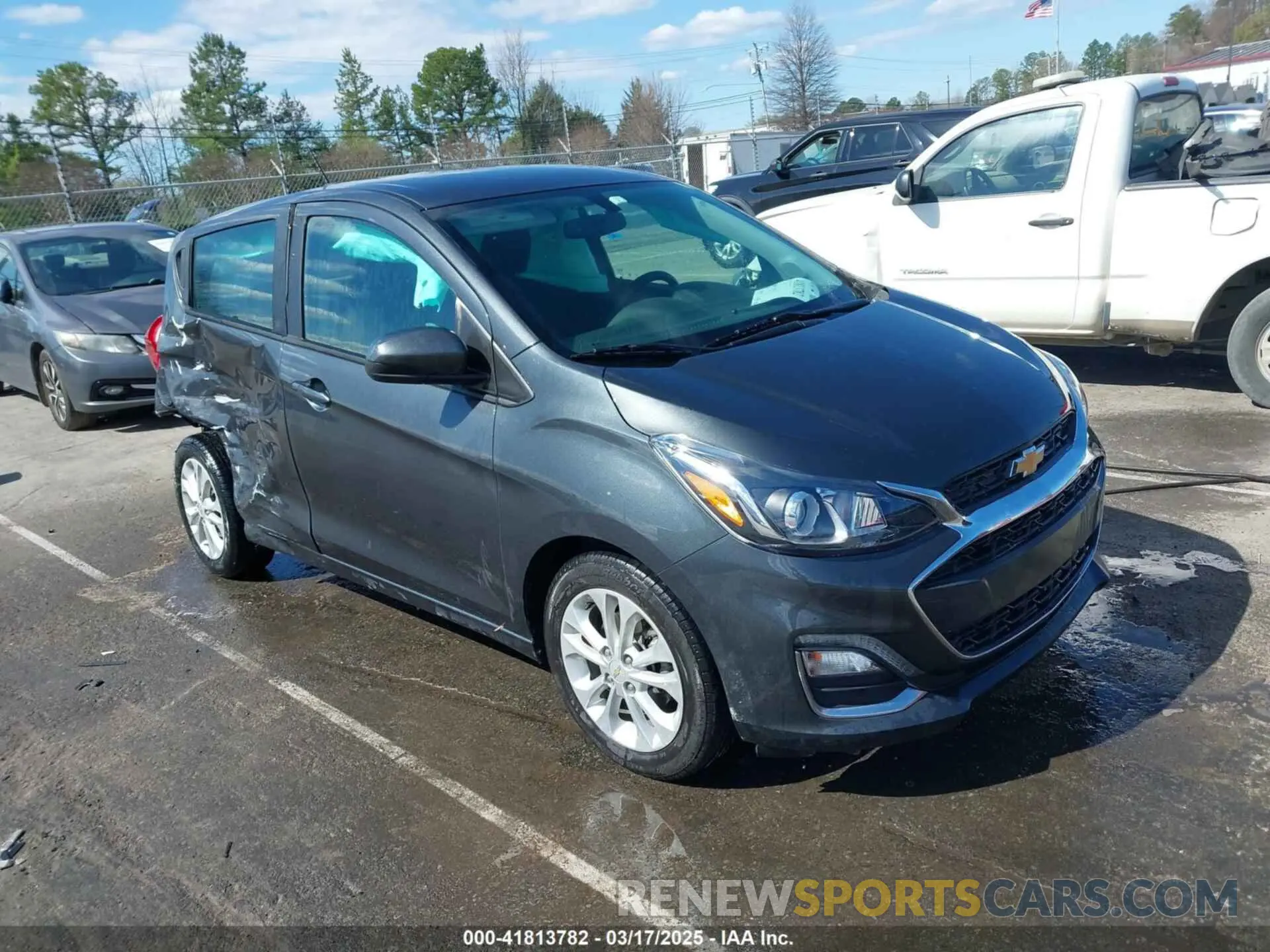 1 Photograph of a damaged car KL8CD6SA2MC719421 CHEVROLET SPARK 2021