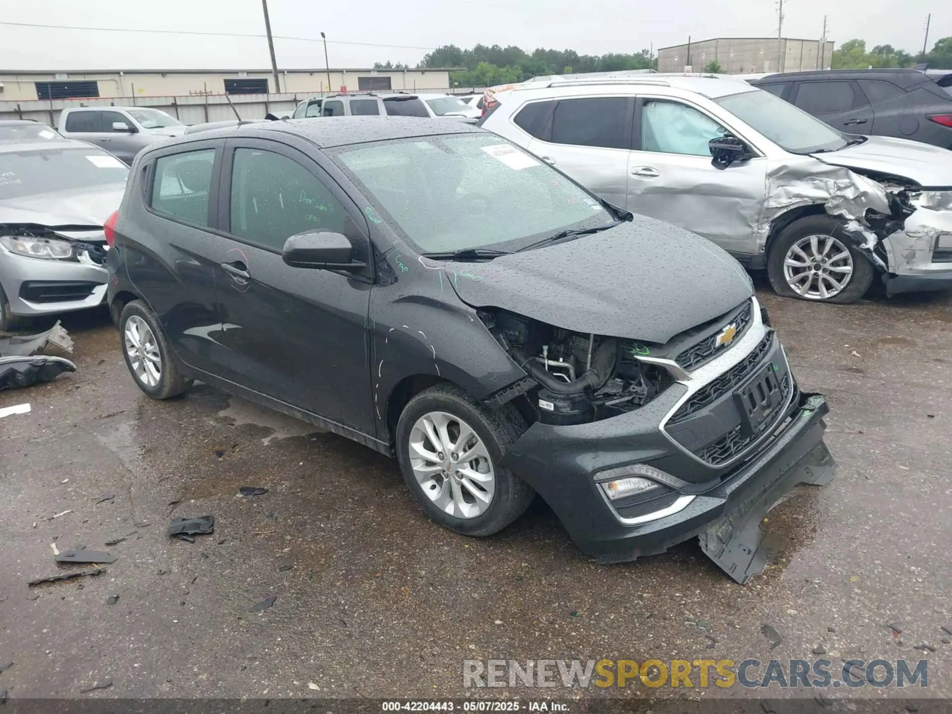 1 Photograph of a damaged car KL8CD6SA3MC722456 CHEVROLET SPARK 2021