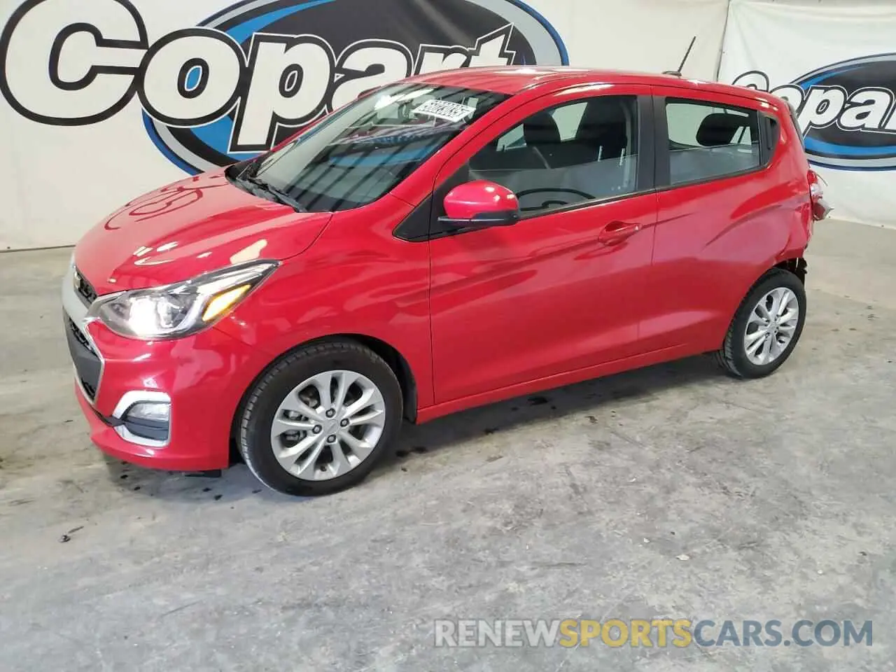 1 Photograph of a damaged car KL8CD6SA3MC724224 CHEVROLET SPARK 2021