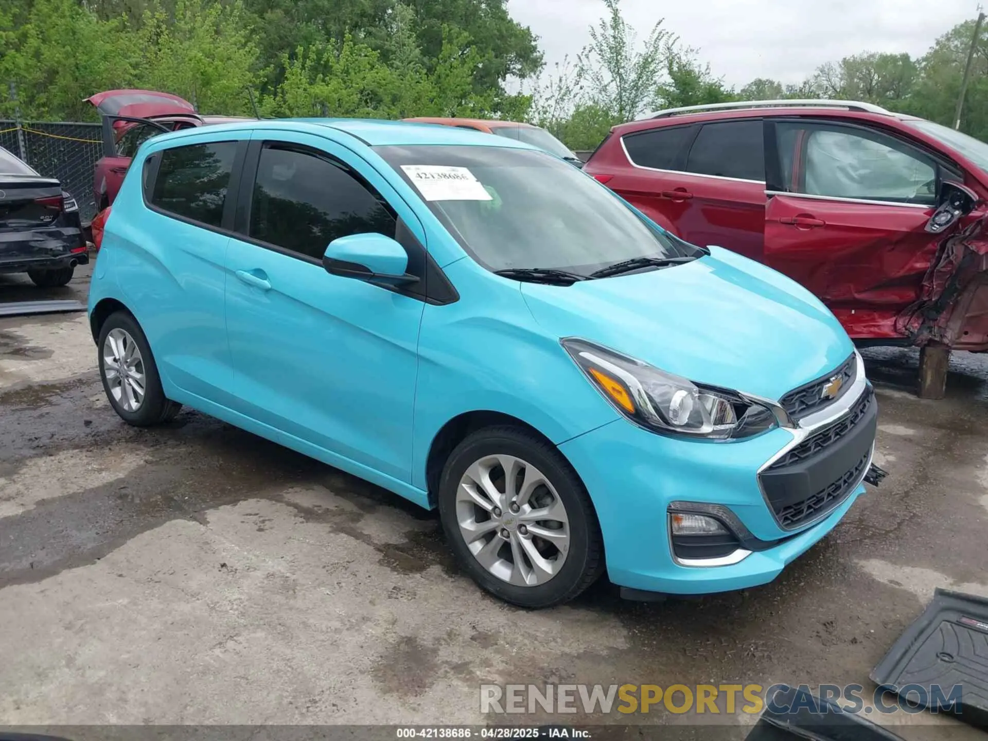 1 Photograph of a damaged car KL8CD6SA3MC728788 CHEVROLET SPARK 2021