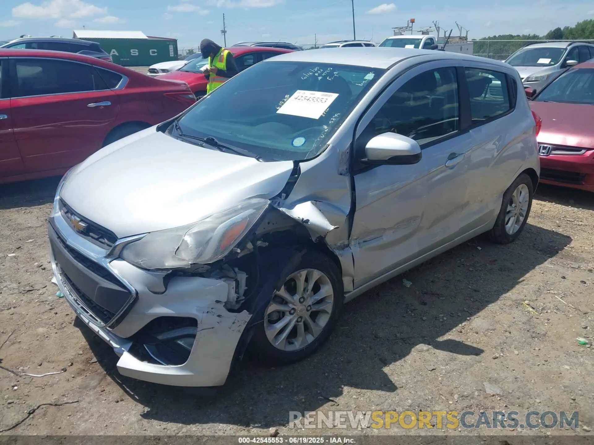 2 Photograph of a damaged car KL8CD6SA3MC735899 CHEVROLET SPARK 2021