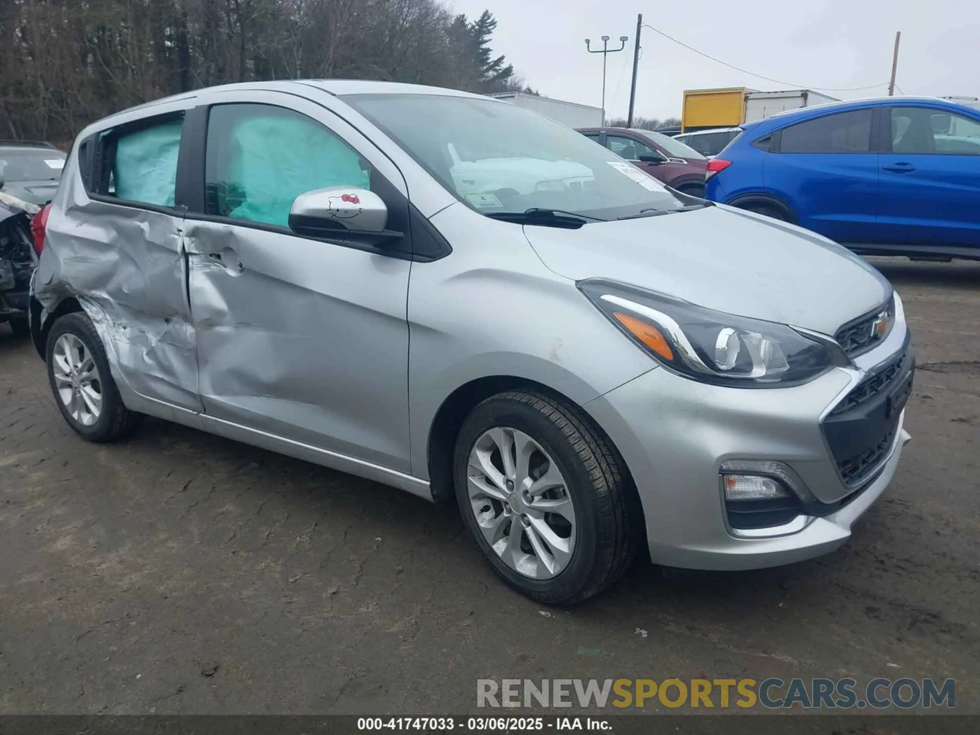 1 Photograph of a damaged car KL8CD6SA3MC743324 CHEVROLET SPARK 2021