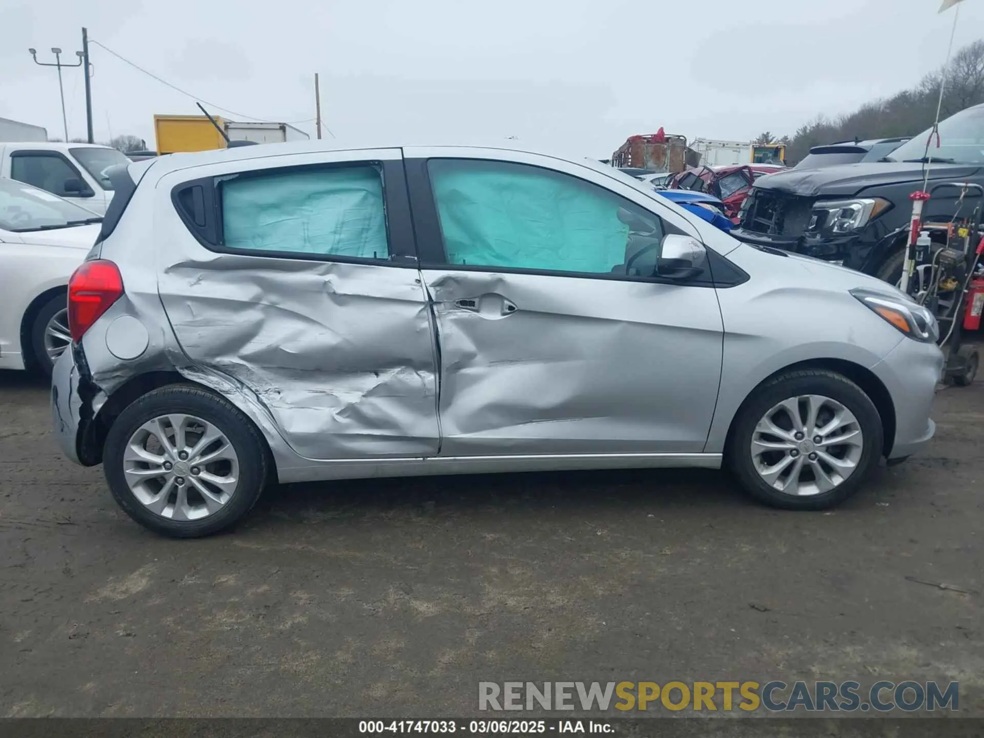 13 Photograph of a damaged car KL8CD6SA3MC743324 CHEVROLET SPARK 2021