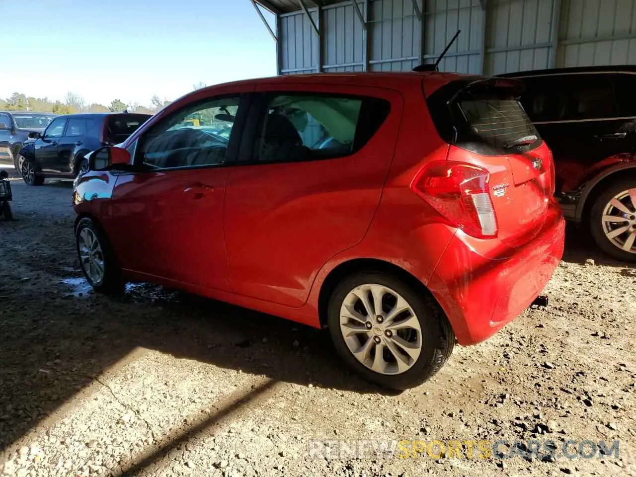 2 Photograph of a damaged car KL8CD6SA4MC746913 CHEVROLET SPARK 2021
