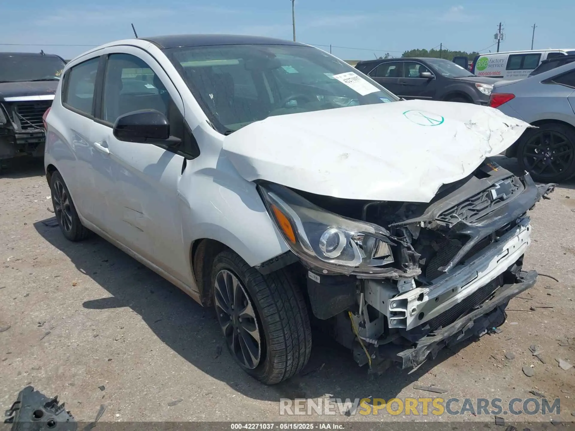 1 Photograph of a damaged car KL8CD6SA6MC711001 CHEVROLET SPARK 2021