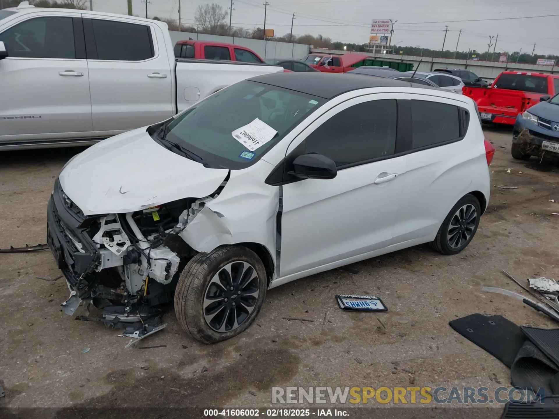 2 Photograph of a damaged car KL8CD6SA6MC715730 CHEVROLET SPARK 2021