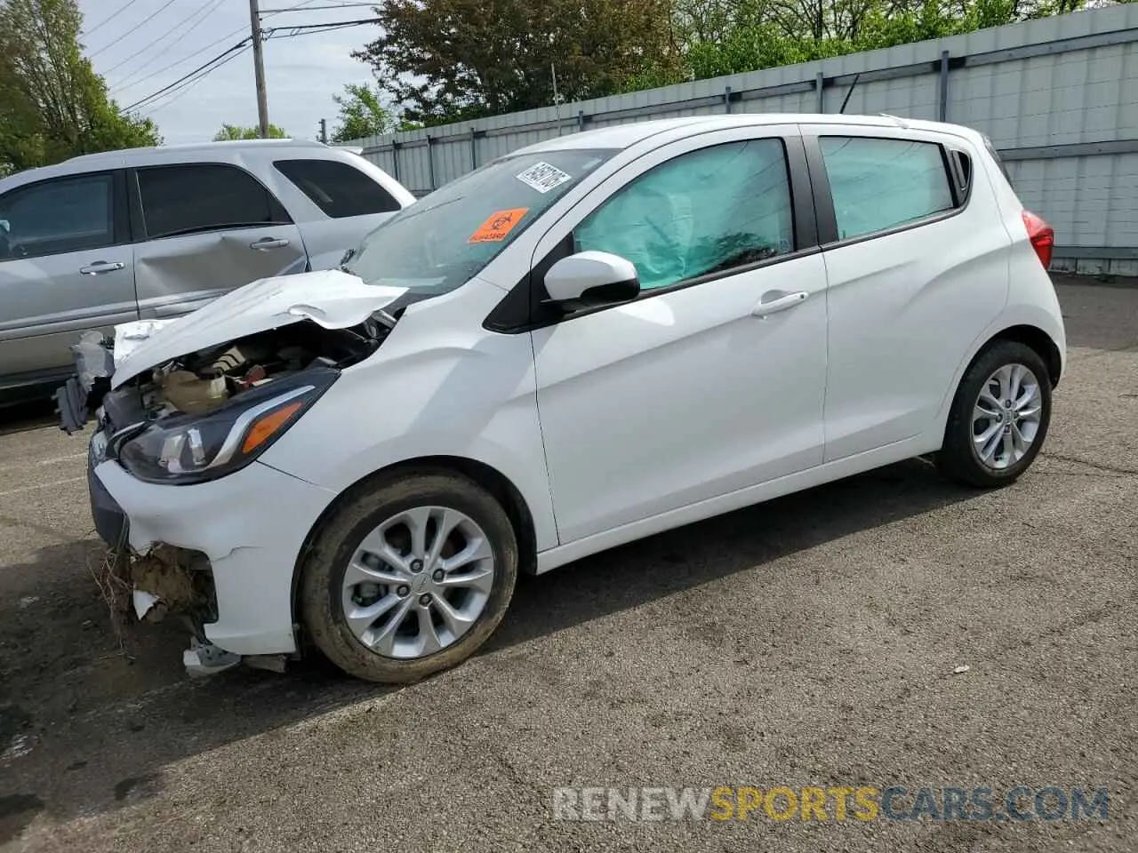1 Photograph of a damaged car KL8CD6SA6MC720569 CHEVROLET SPARK 2021