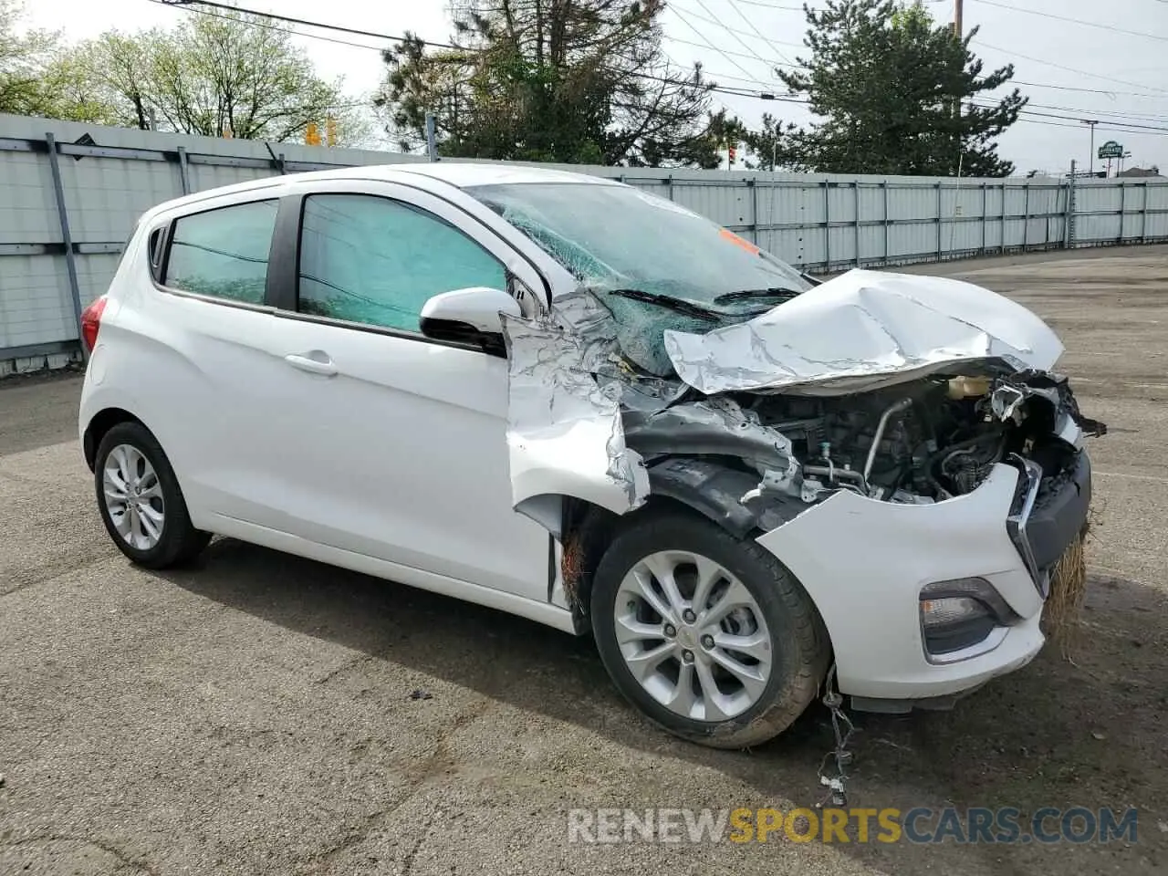 4 Photograph of a damaged car KL8CD6SA6MC720569 CHEVROLET SPARK 2021