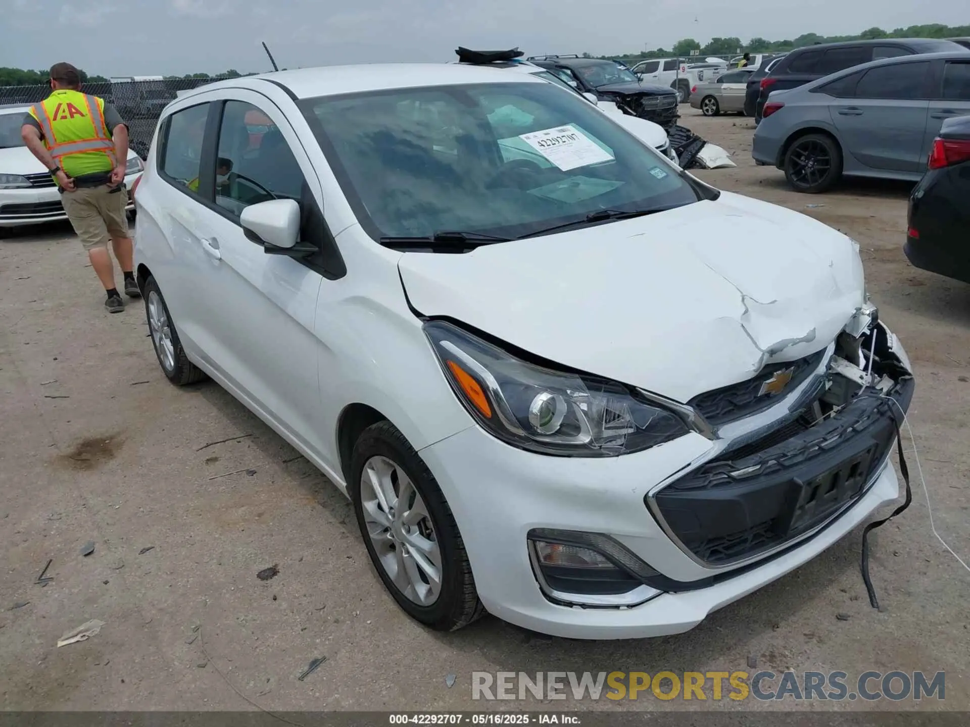 1 Photograph of a damaged car KL8CD6SA6MC730762 CHEVROLET SPARK 2021