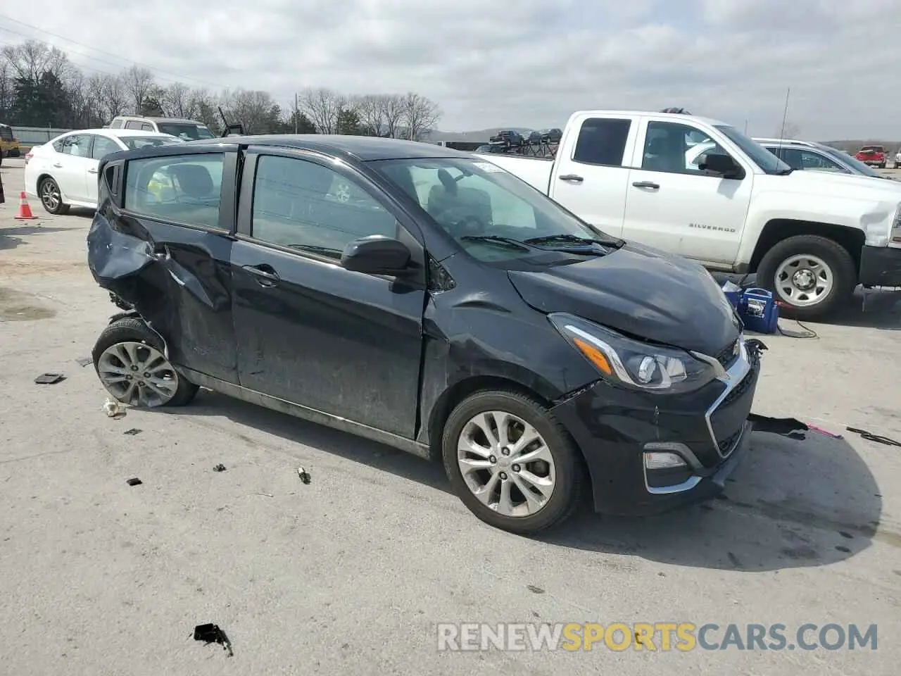 4 Photograph of a damaged car KL8CD6SA6MC732947 CHEVROLET SPARK 2021