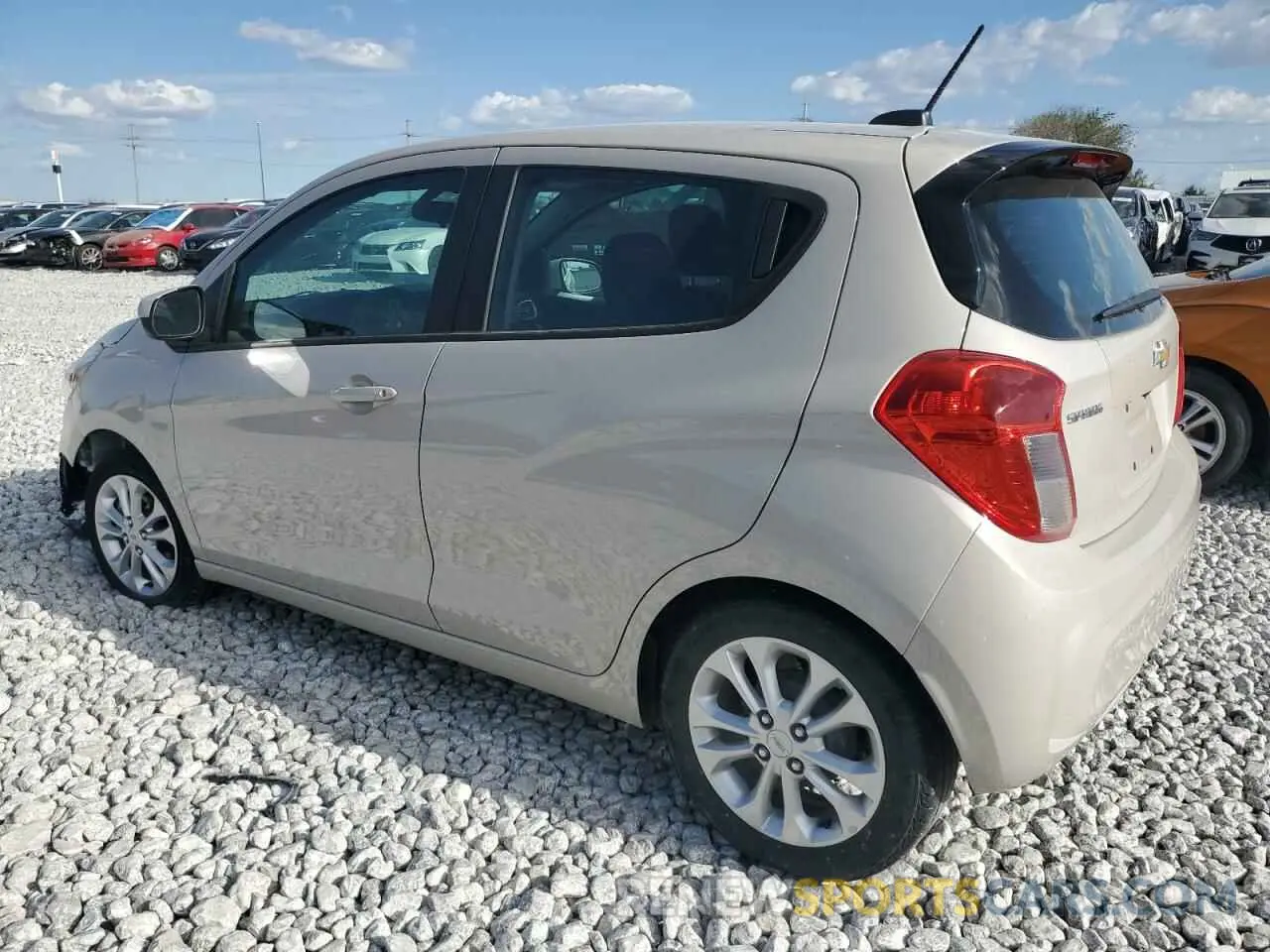 2 Photograph of a damaged car KL8CD6SA6MC749425 CHEVROLET SPARK 2021