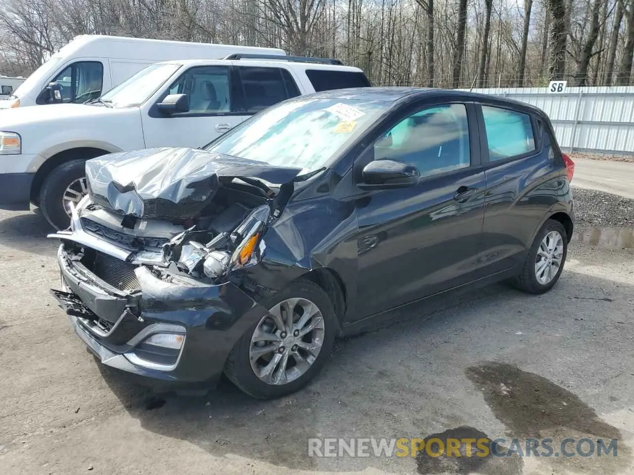 1 Photograph of a damaged car KL8CD6SA7MC228181 CHEVROLET SPARK 2021