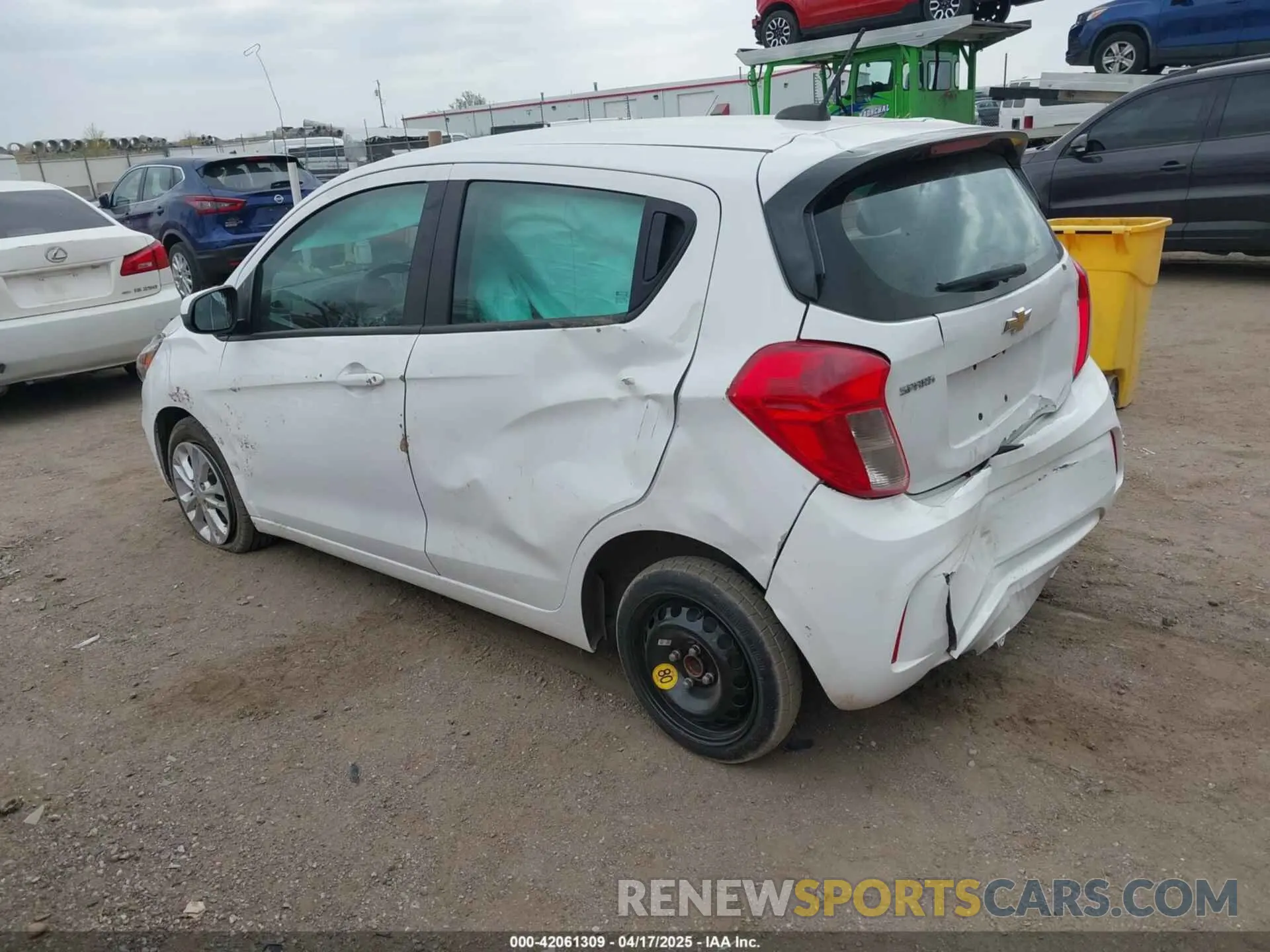 3 Photograph of a damaged car KL8CD6SA7MC721374 CHEVROLET SPARK 2021