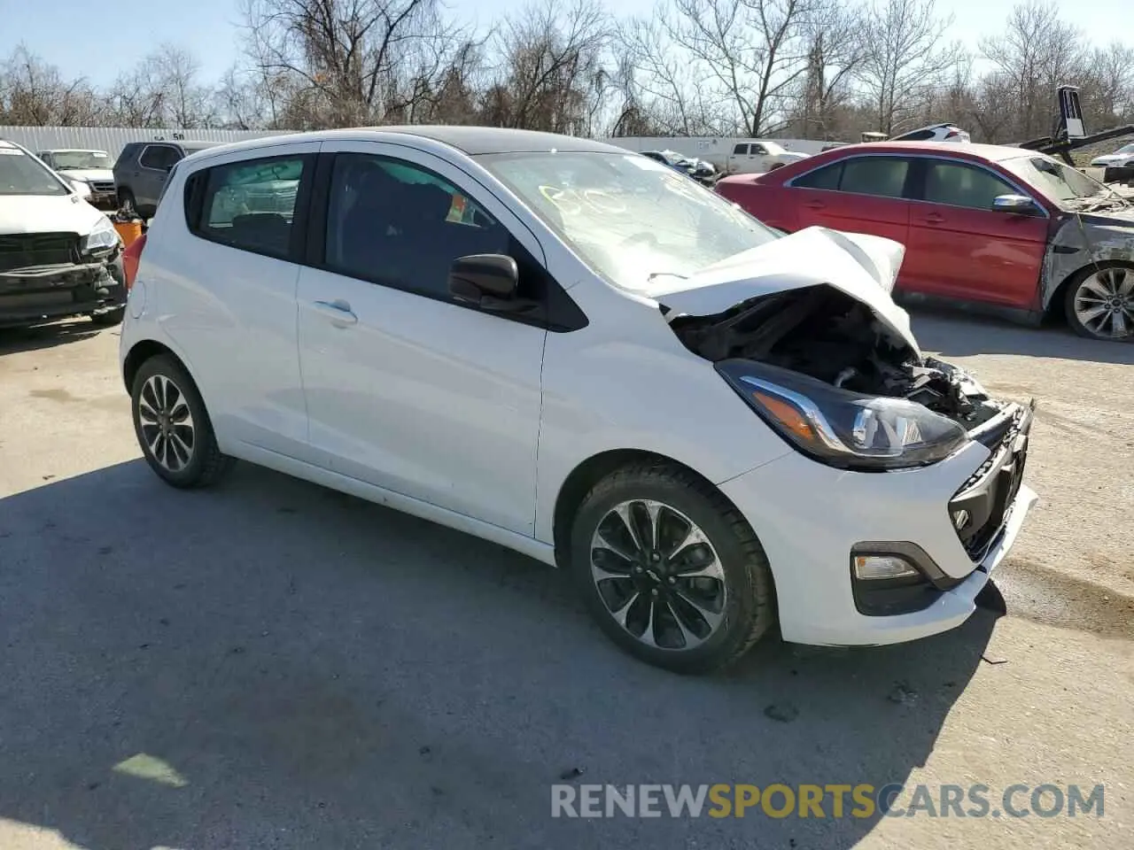 4 Photograph of a damaged car KL8CD6SA7MC729698 CHEVROLET SPARK 2021