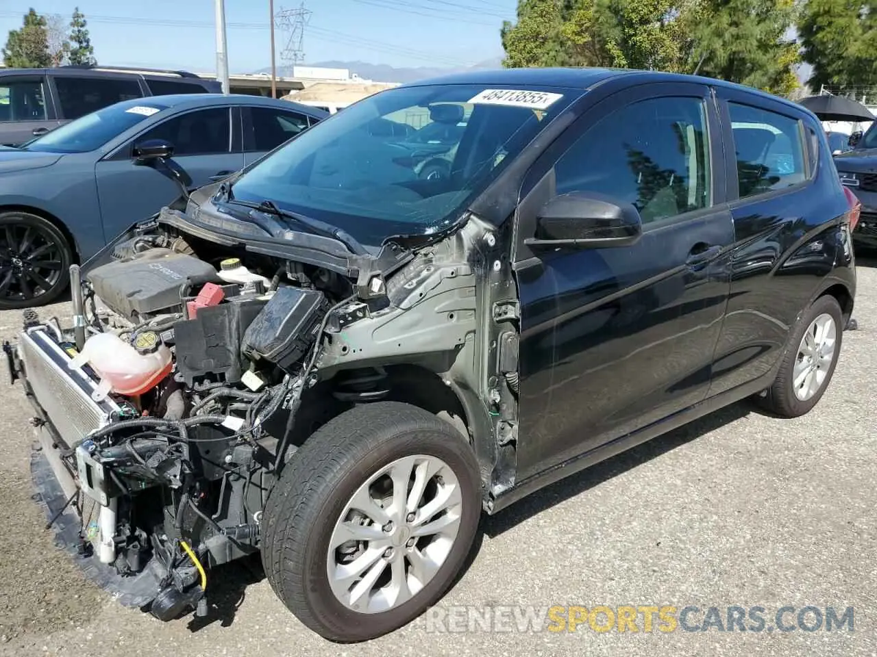 1 Photograph of a damaged car KL8CD6SA7MC746517 CHEVROLET SPARK 2021