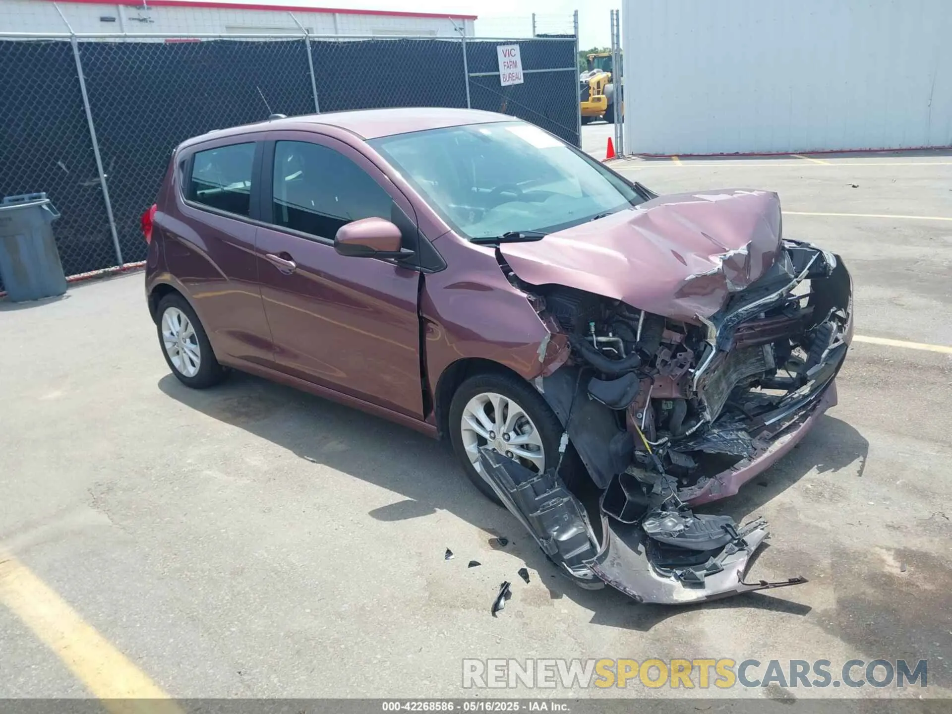 1 Photograph of a damaged car KL8CD6SA7MC749000 CHEVROLET SPARK 2021