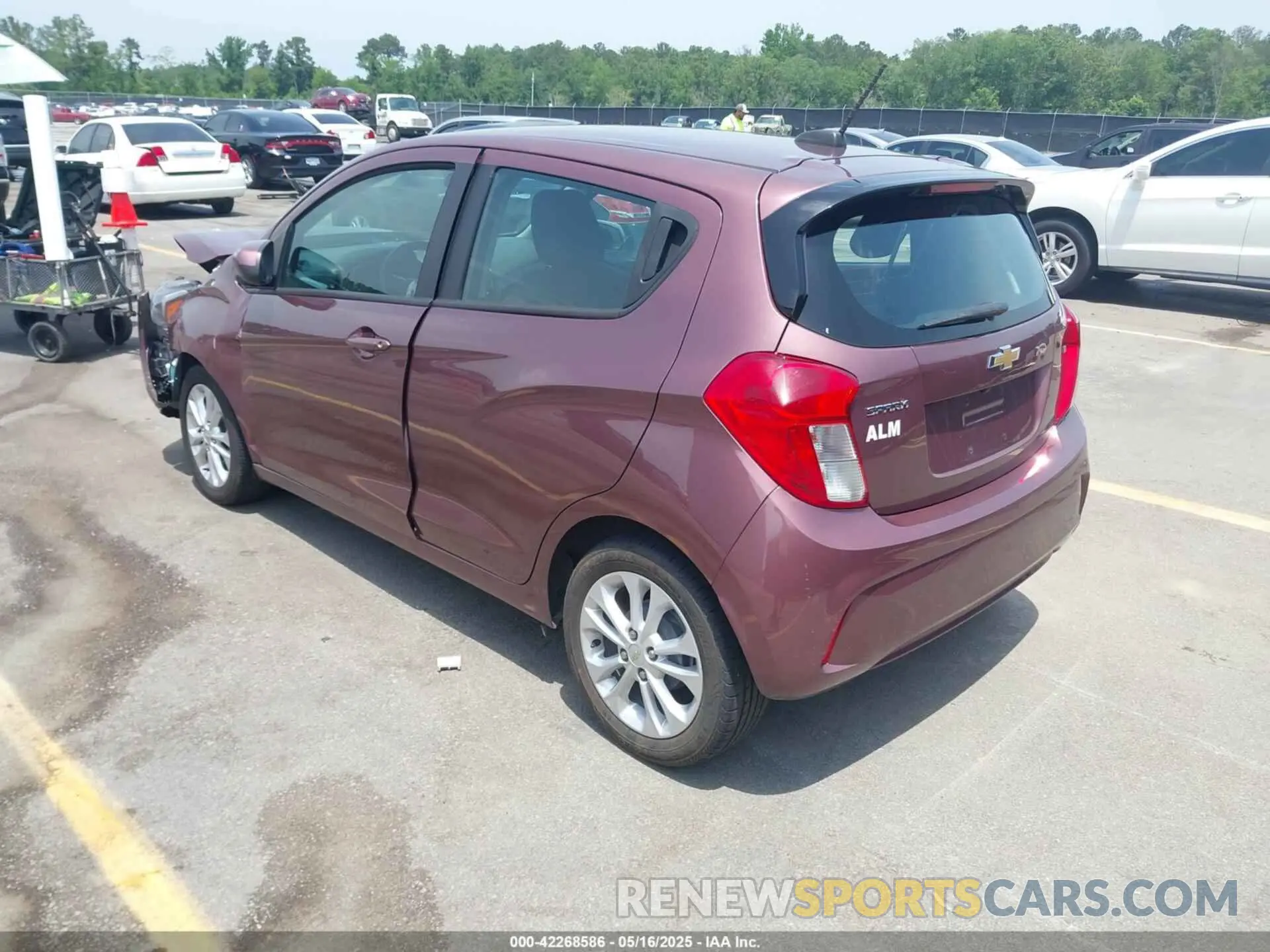 3 Photograph of a damaged car KL8CD6SA7MC749000 CHEVROLET SPARK 2021