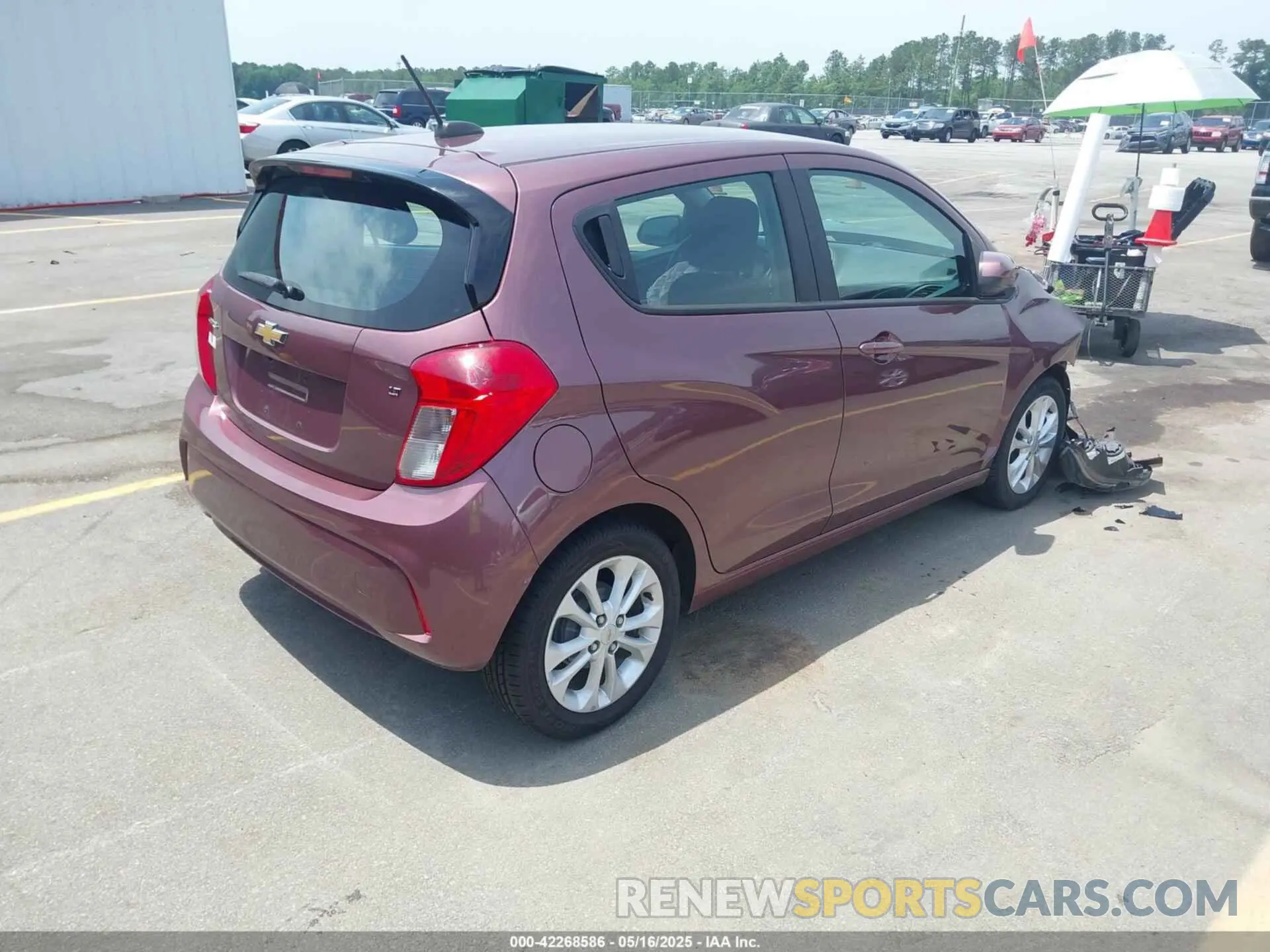 4 Photograph of a damaged car KL8CD6SA7MC749000 CHEVROLET SPARK 2021