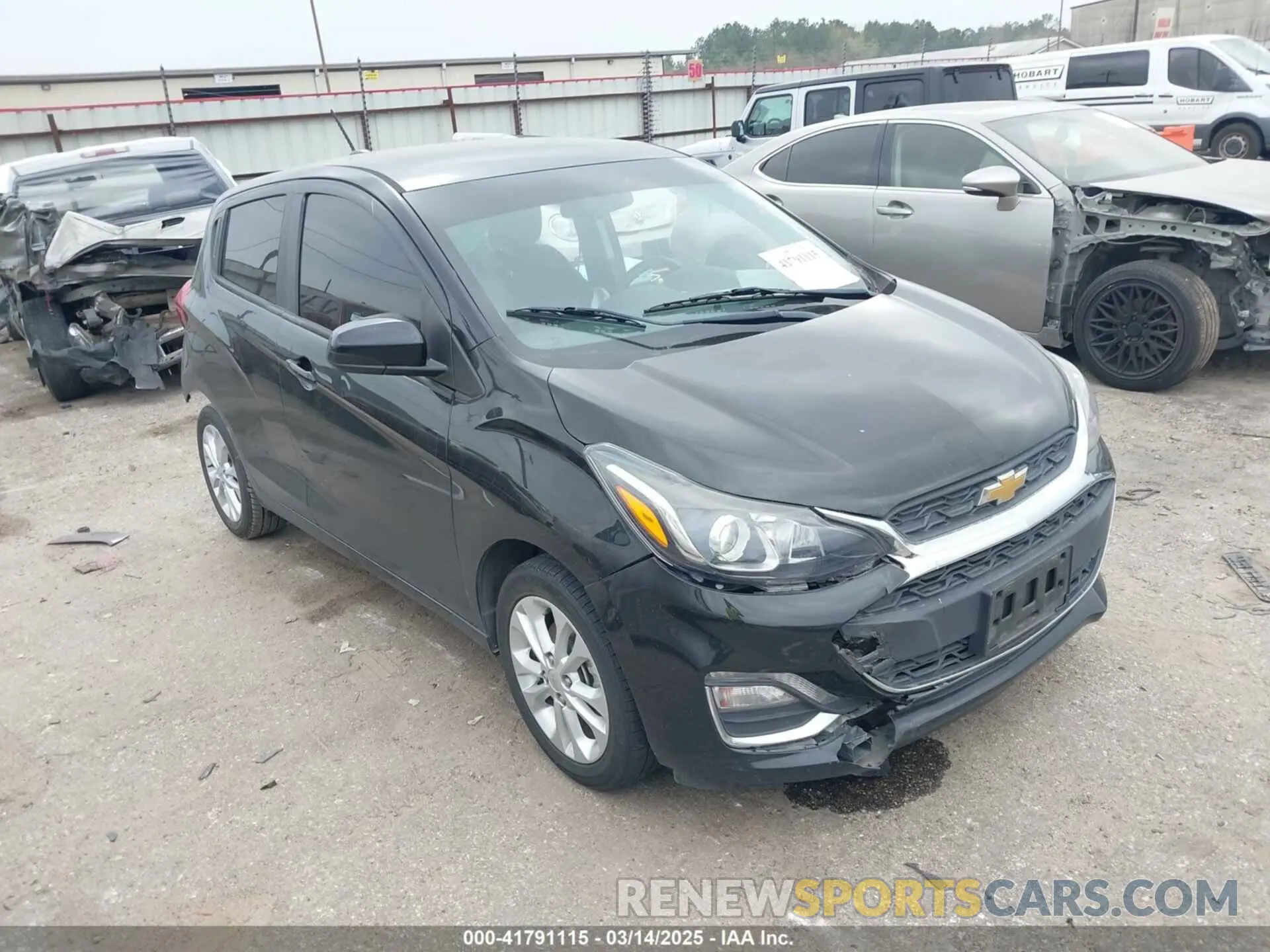 1 Photograph of a damaged car KL8CD6SA8MC722193 CHEVROLET SPARK 2021