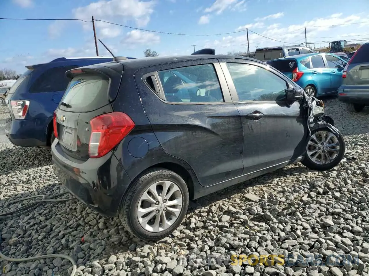3 Photograph of a damaged car KL8CD6SA8MC728981 CHEVROLET SPARK 2021