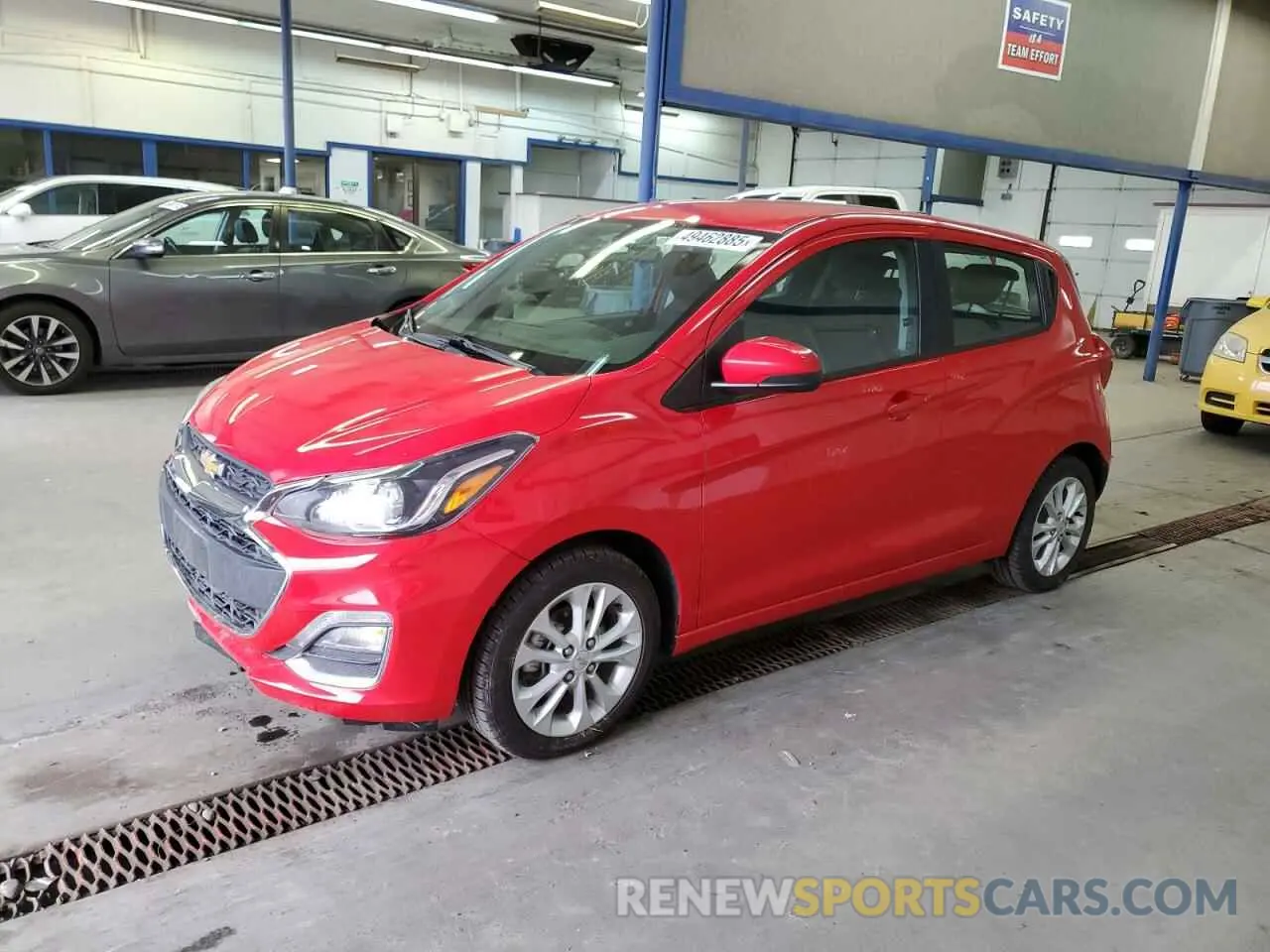 1 Photograph of a damaged car KL8CD6SA8MC740791 CHEVROLET SPARK 2021