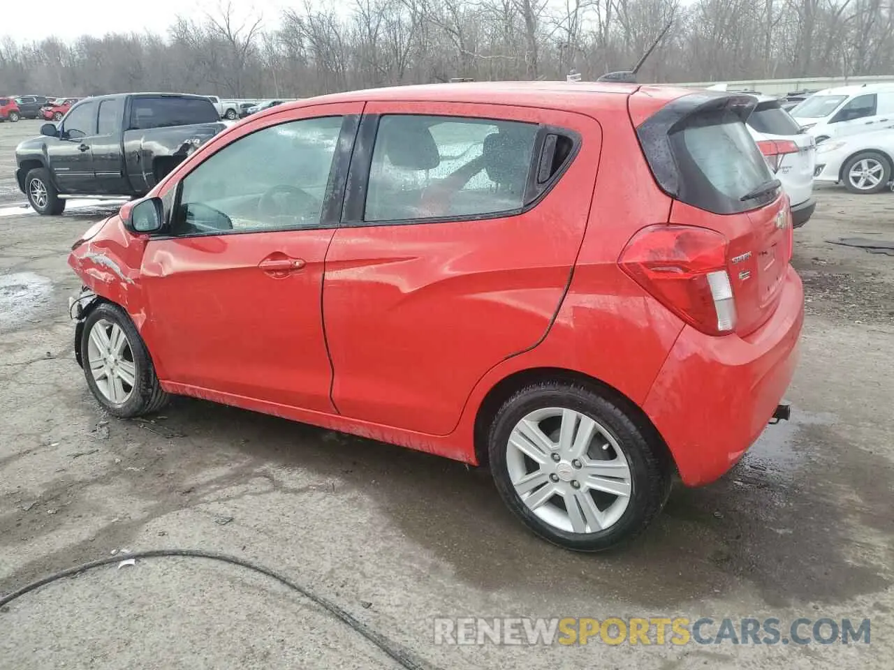 2 Photograph of a damaged car KL8CD6SA8MC747692 CHEVROLET SPARK 2021