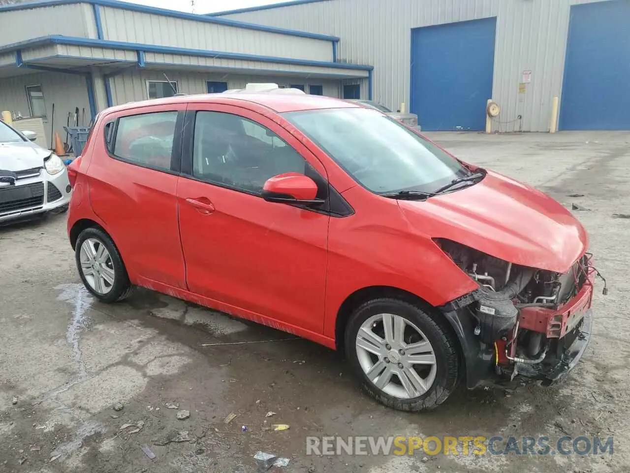 4 Photograph of a damaged car KL8CD6SA8MC747692 CHEVROLET SPARK 2021