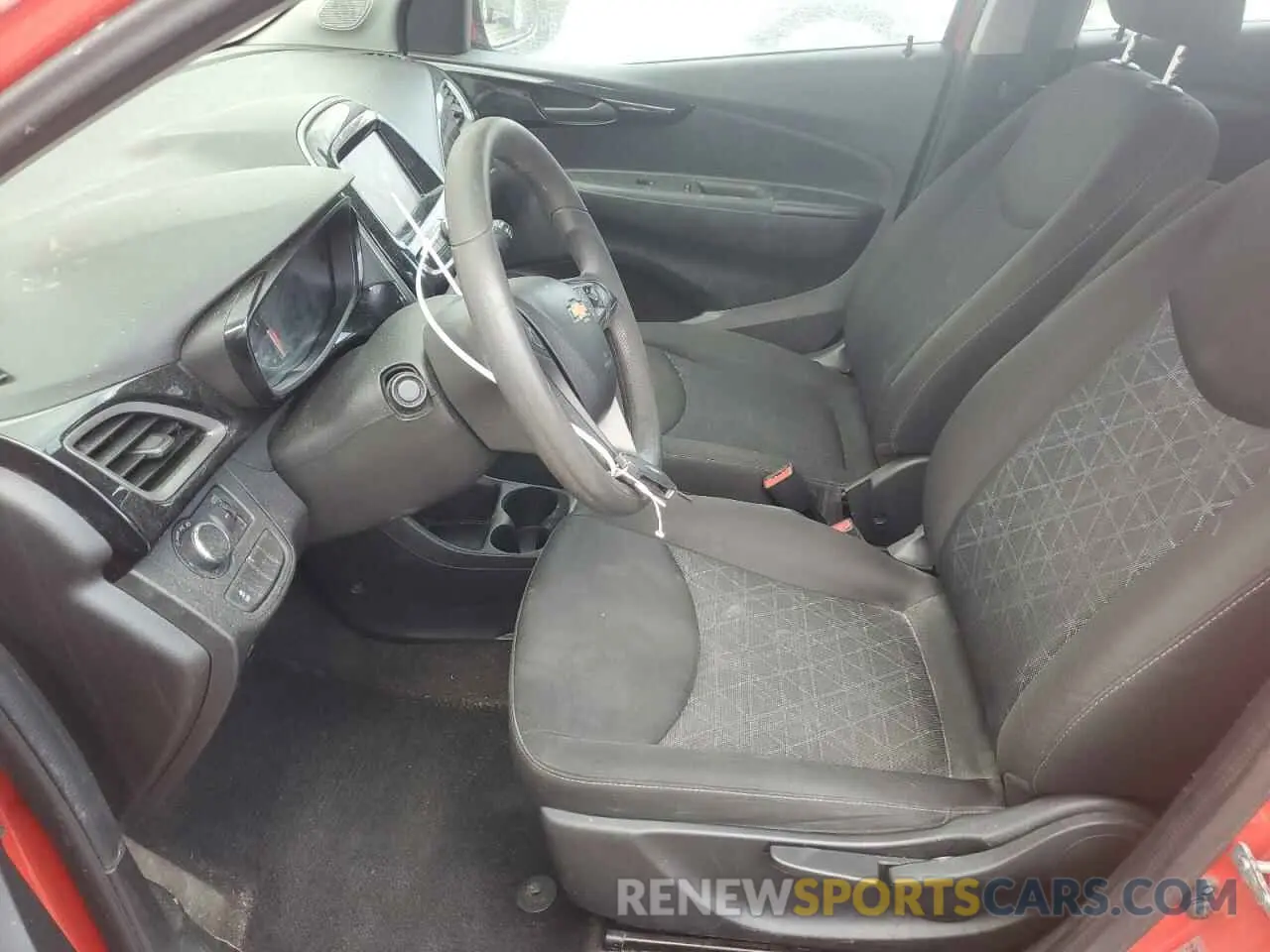 7 Photograph of a damaged car KL8CD6SA8MC747692 CHEVROLET SPARK 2021