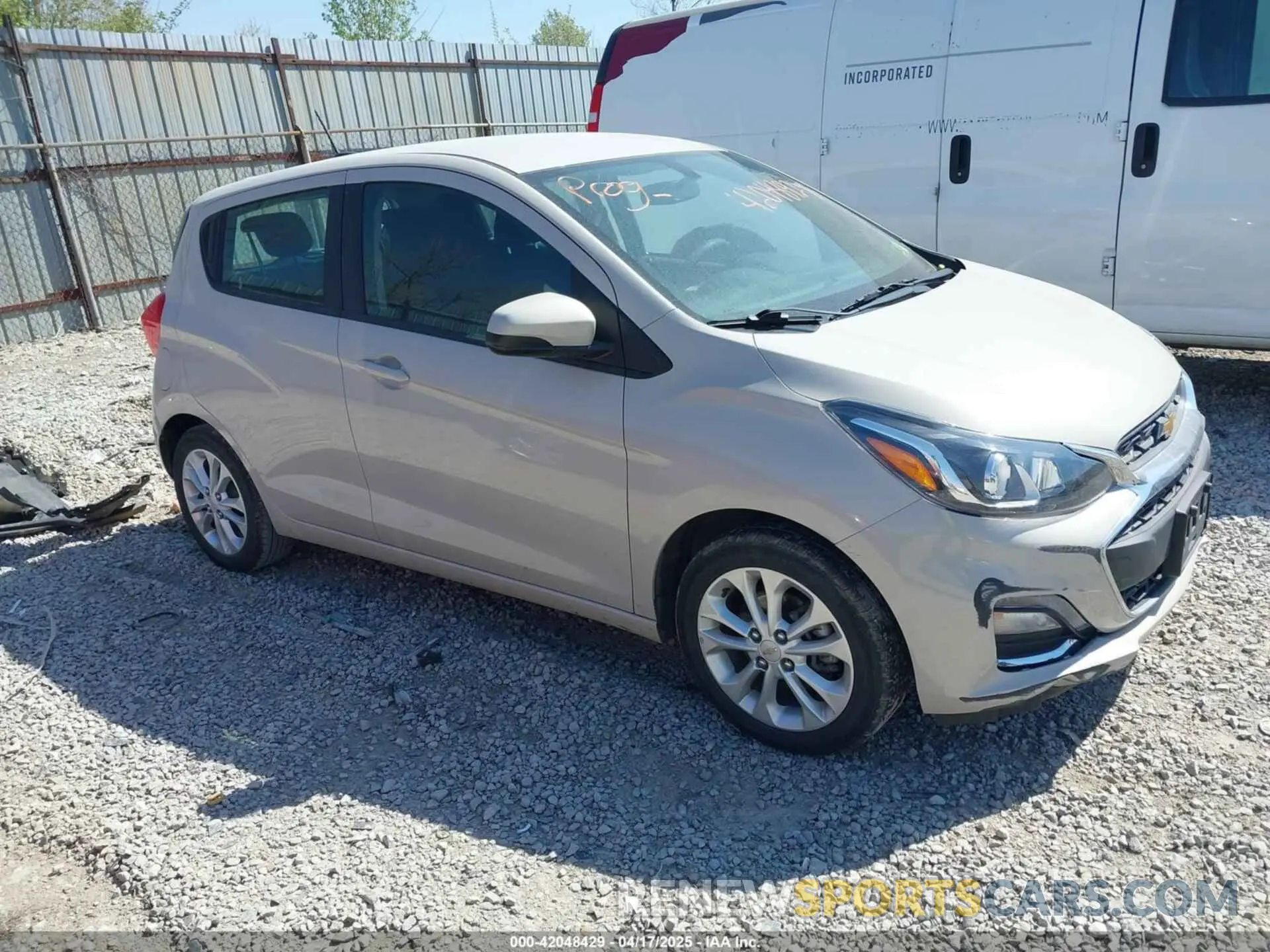 1 Photograph of a damaged car KL8CD6SA8MC748924 CHEVROLET SPARK 2021