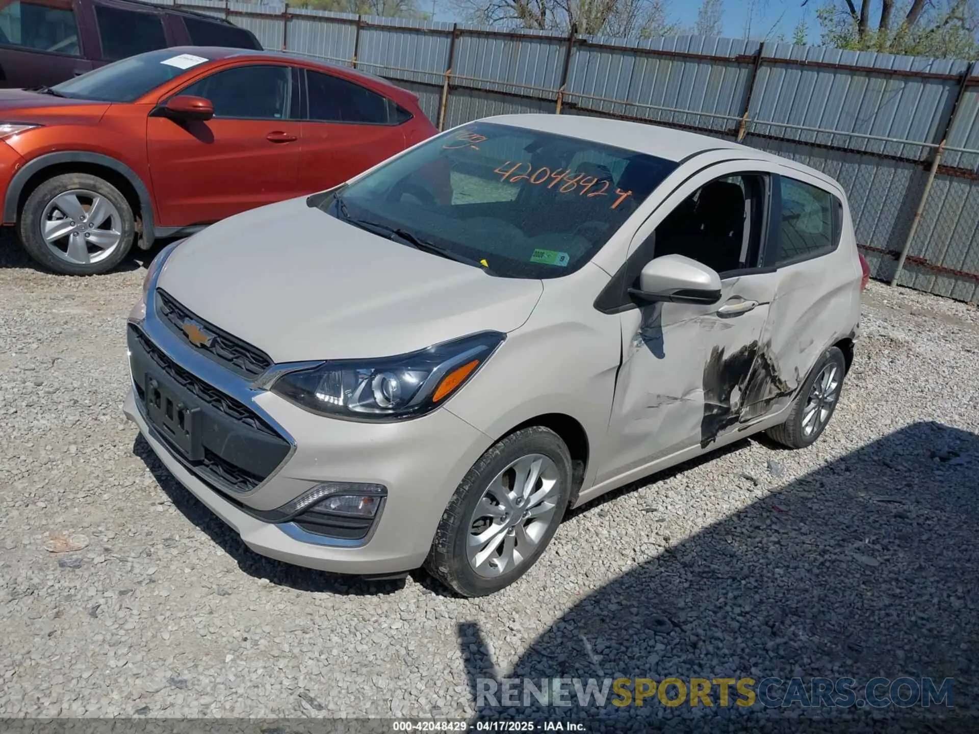 2 Photograph of a damaged car KL8CD6SA8MC748924 CHEVROLET SPARK 2021