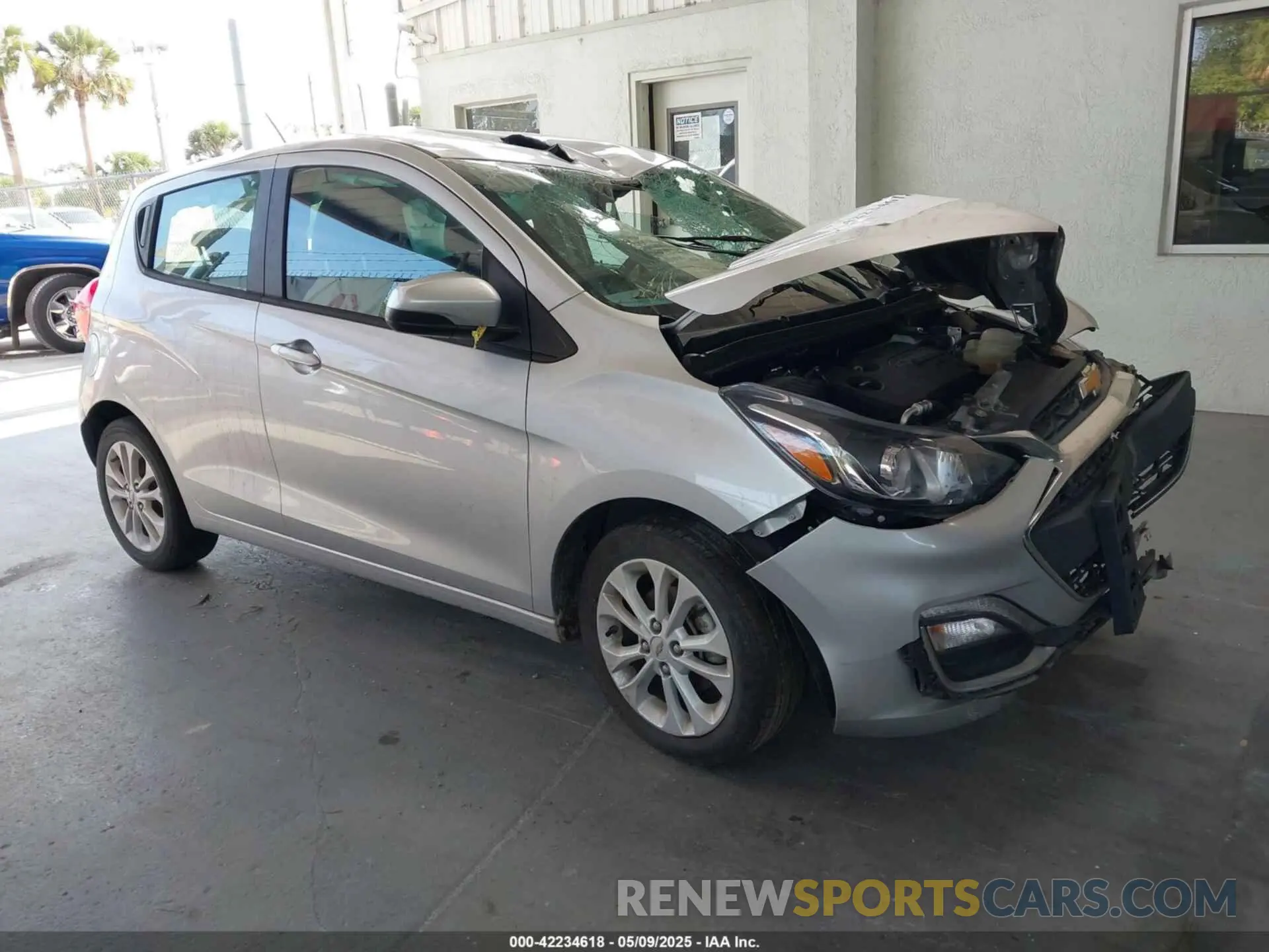 1 Photograph of a damaged car KL8CD6SA9MC217490 CHEVROLET SPARK 2021
