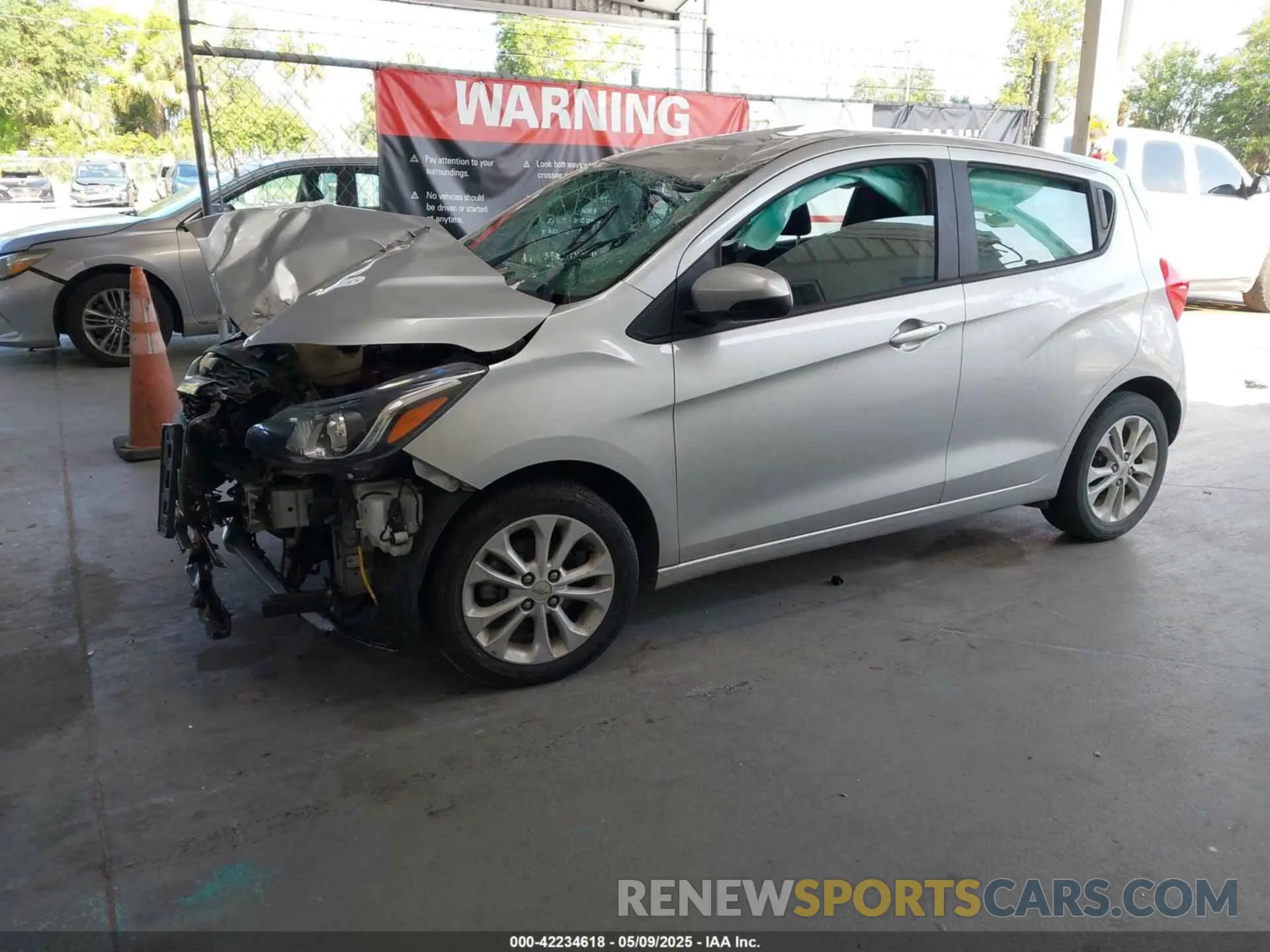 2 Photograph of a damaged car KL8CD6SA9MC217490 CHEVROLET SPARK 2021