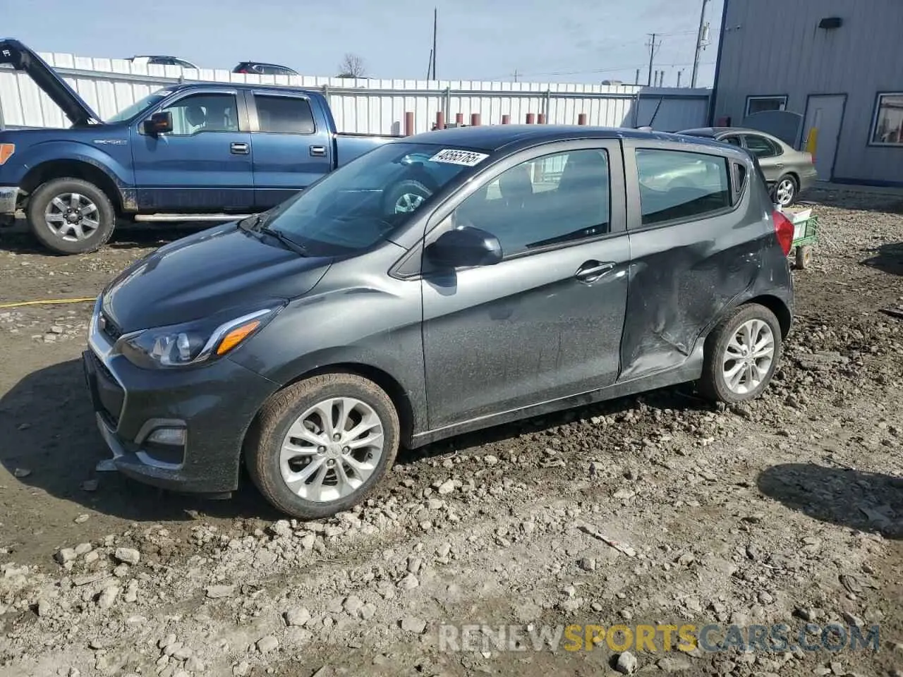 1 Photograph of a damaged car KL8CD6SA9MC218803 CHEVROLET SPARK 2021