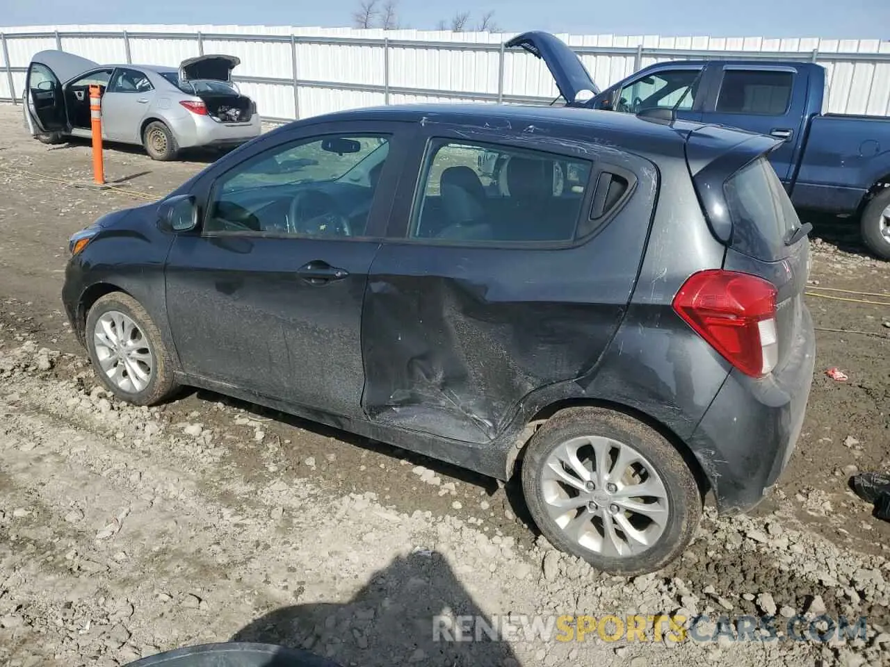 2 Photograph of a damaged car KL8CD6SA9MC218803 CHEVROLET SPARK 2021