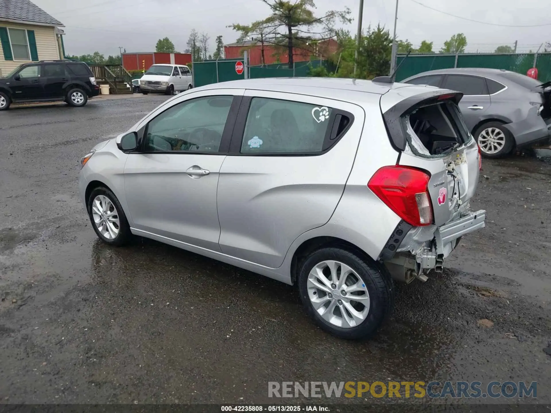 3 Photograph of a damaged car KL8CD6SA9MC219823 CHEVROLET SPARK 2021
