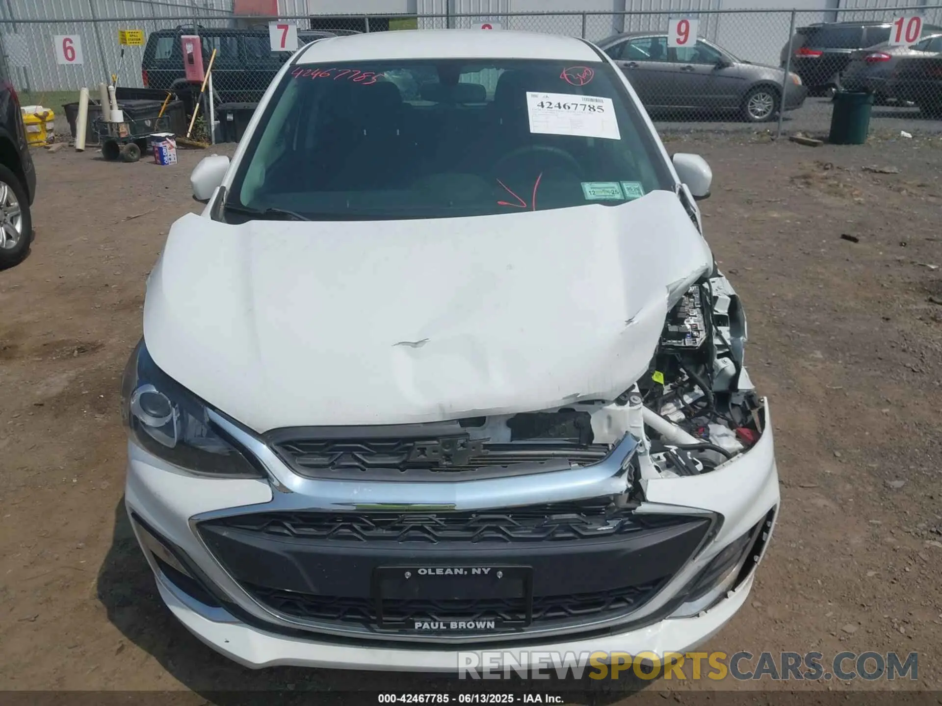 13 Photograph of a damaged car KL8CD6SA9MC717648 CHEVROLET SPARK 2021