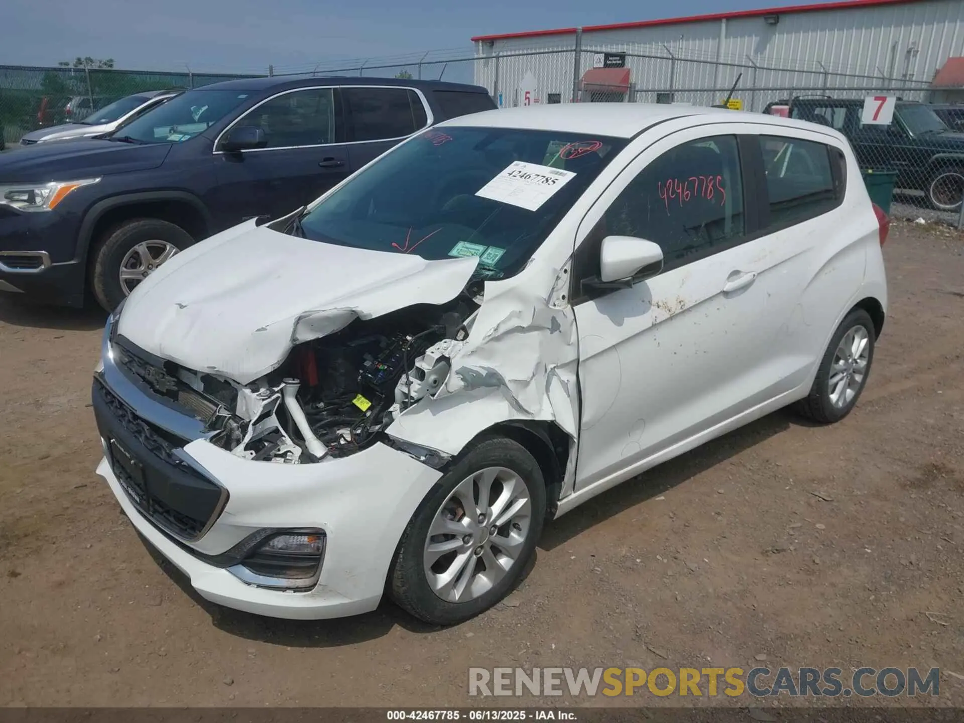 2 Photograph of a damaged car KL8CD6SA9MC717648 CHEVROLET SPARK 2021
