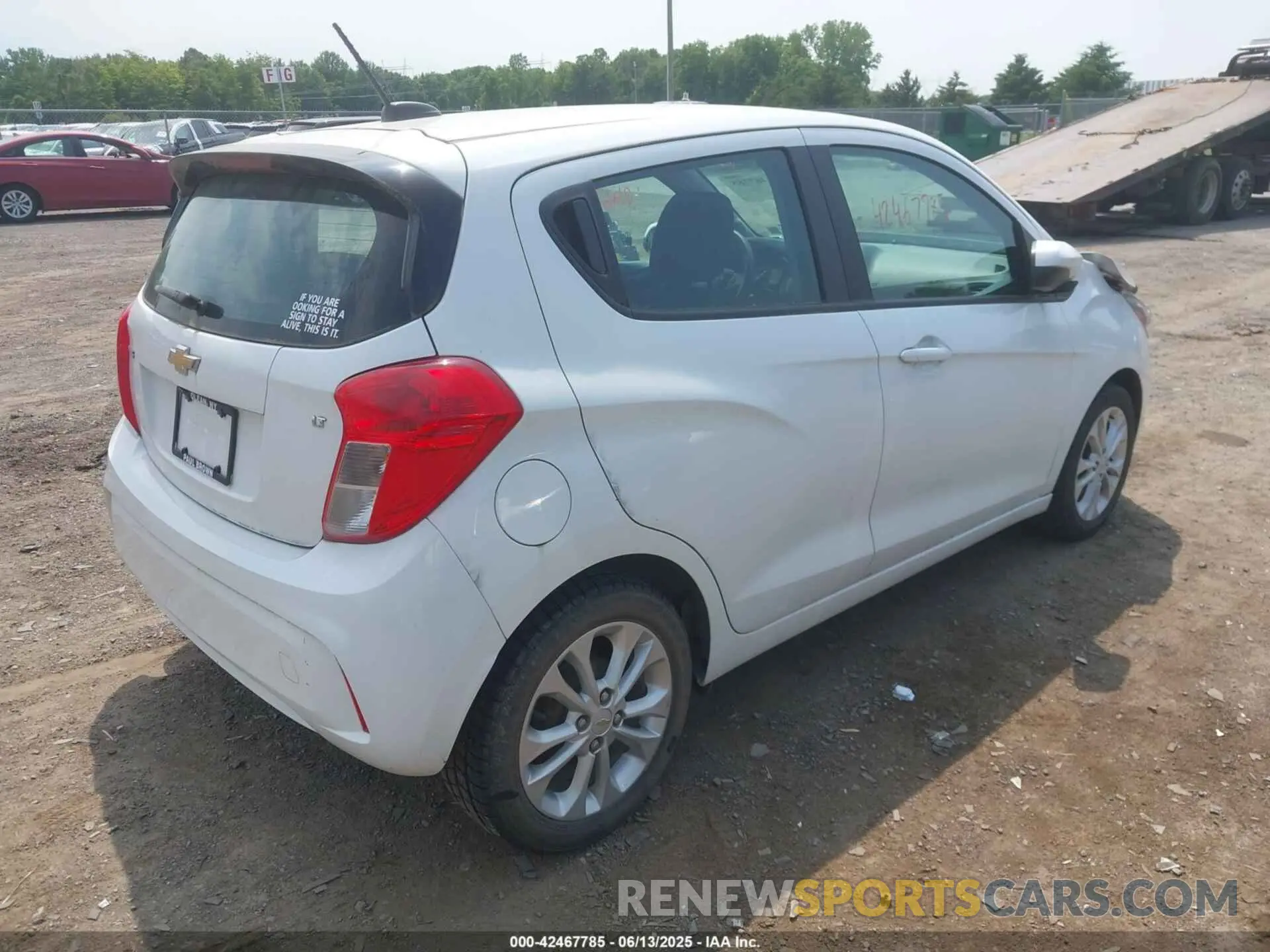 4 Photograph of a damaged car KL8CD6SA9MC717648 CHEVROLET SPARK 2021
