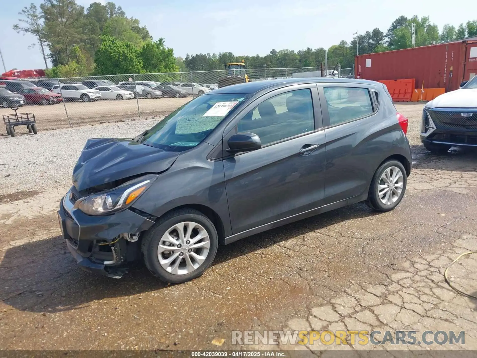 2 Photograph of a damaged car KL8CD6SA9MC729105 CHEVROLET SPARK 2021