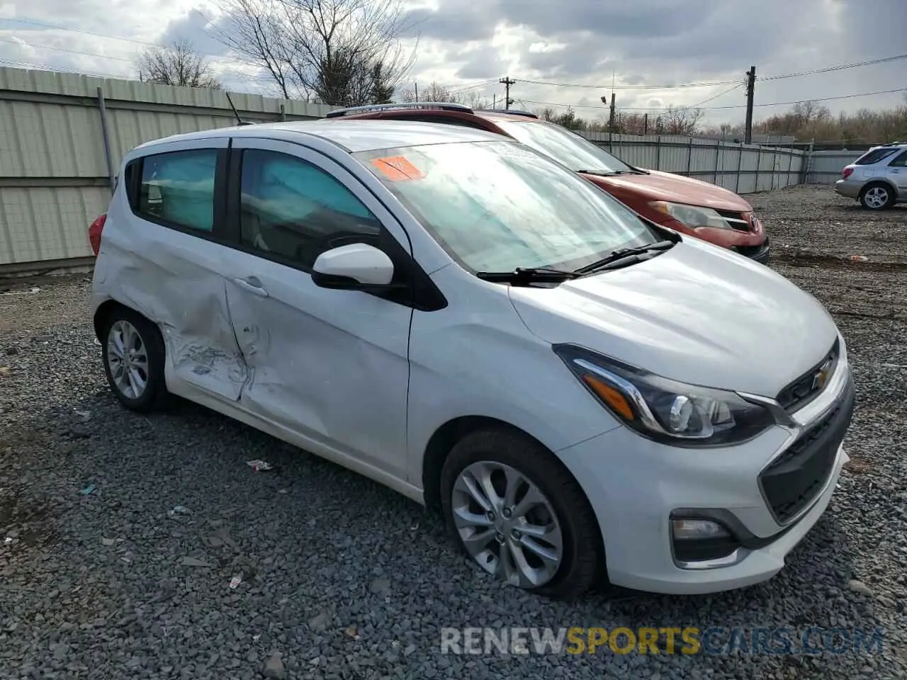 4 Photograph of a damaged car KL8CD6SA9MC729119 CHEVROLET SPARK 2021