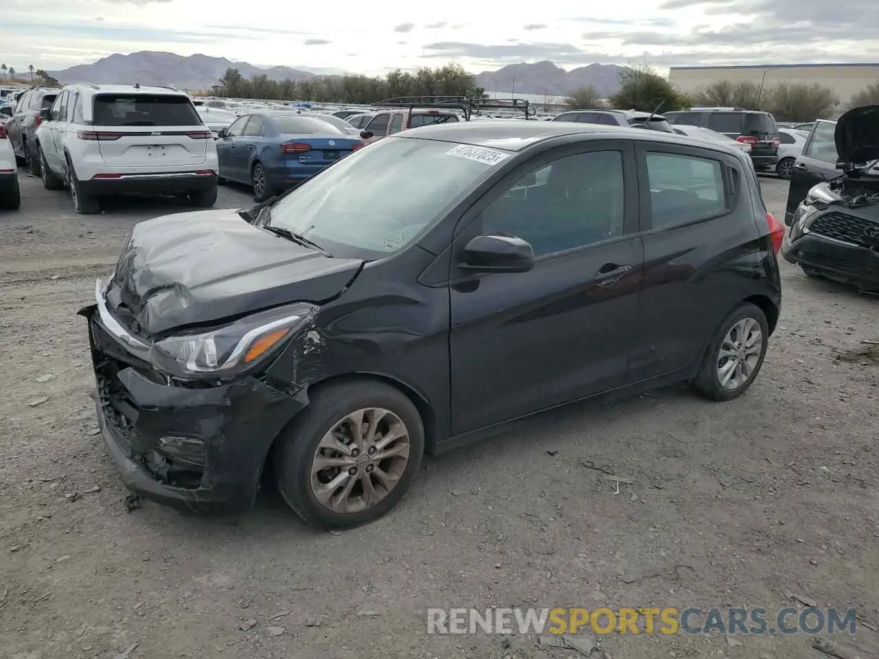 1 Photograph of a damaged car KL8CD6SA9MC741111 CHEVROLET SPARK 2021