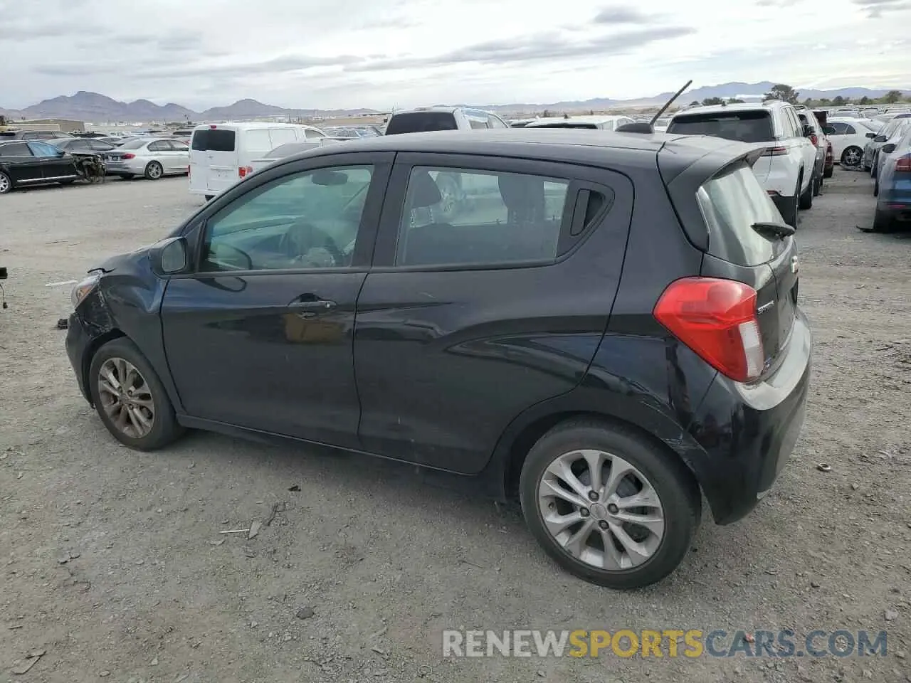2 Photograph of a damaged car KL8CD6SA9MC741111 CHEVROLET SPARK 2021